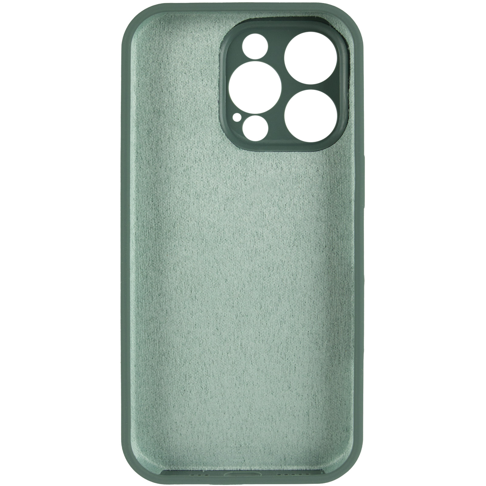 Чохол Silk Full Camera Protective (AA) NO LOGO для Apple iPhone 13 Pro Max (6.7"), Зелений / Pine green 2, Силікон, купити оптом з доставкою