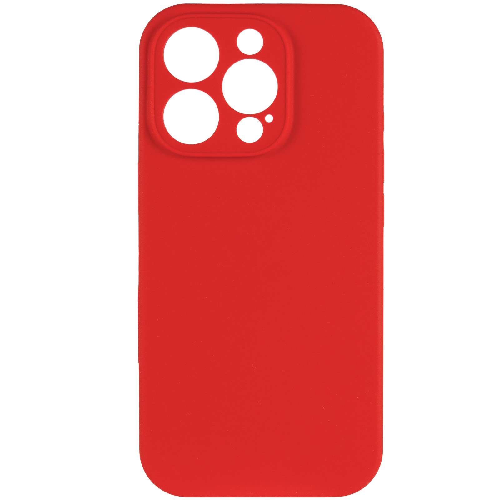 Чохол Silk Full Camera Protective (AA) NO LOGO для Apple iPhone 13 Pro Max (6.7"), Червоний / Red 1, Силікон, купити оптом з доставкою