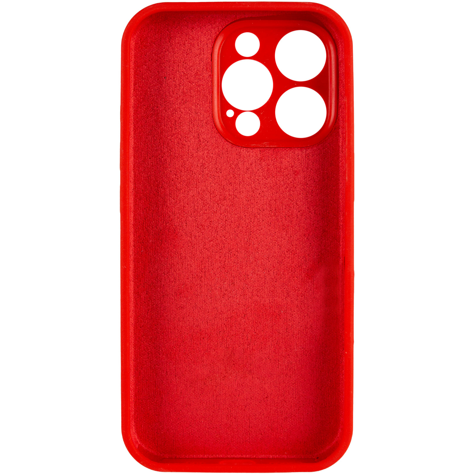 Чохол Silk Full Camera Protective (AA) NO LOGO для Apple iPhone 13 Pro Max (6.7"), Червоний / Red 2, Силікон, купити оптом з доставкою