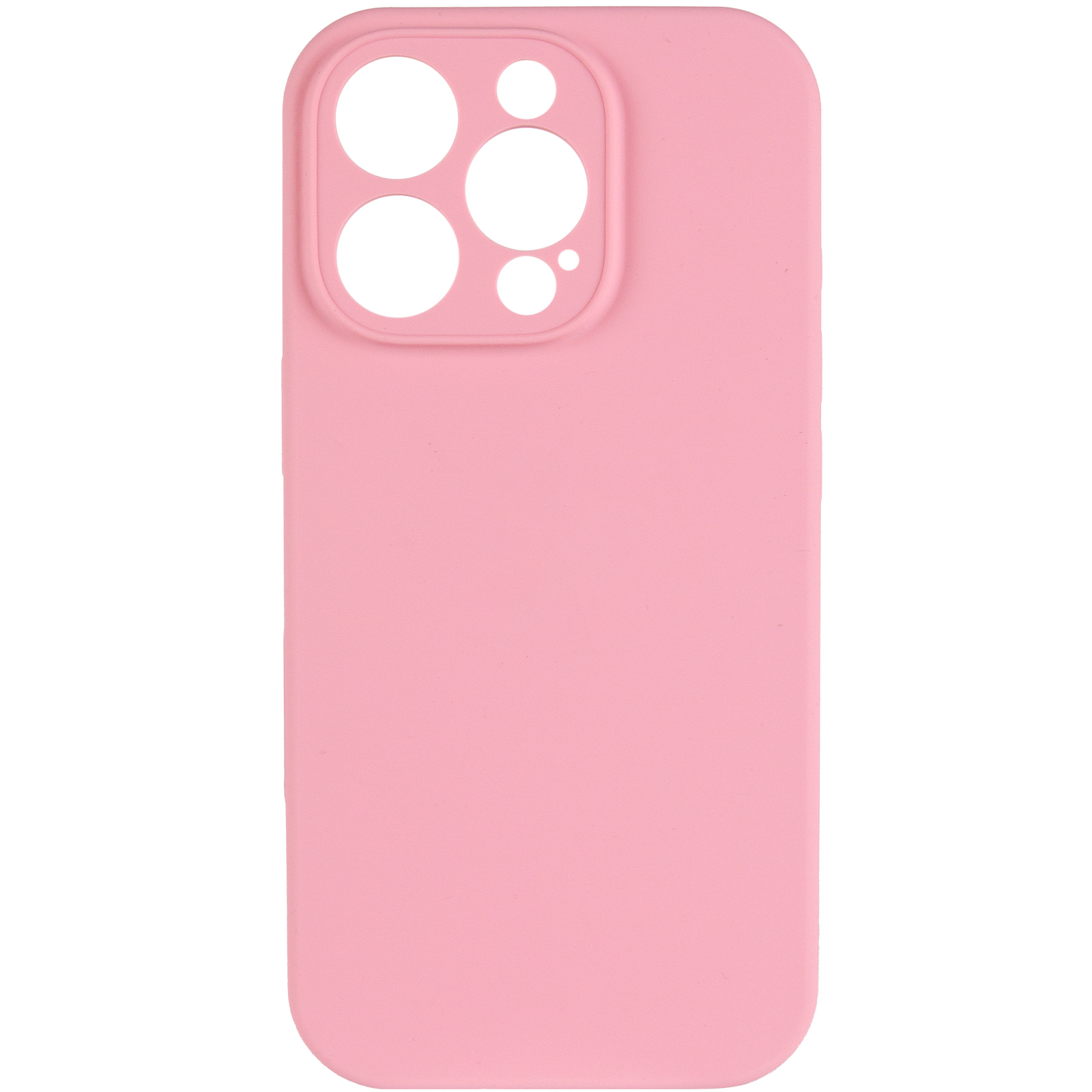 Чохол Silk Full Camera Protective (AA) NO LOGO для Apple iPhone 13 Pro Max (6.7"), Рожевий / Light pink 1, Силікон, купити оптом з доставкою
