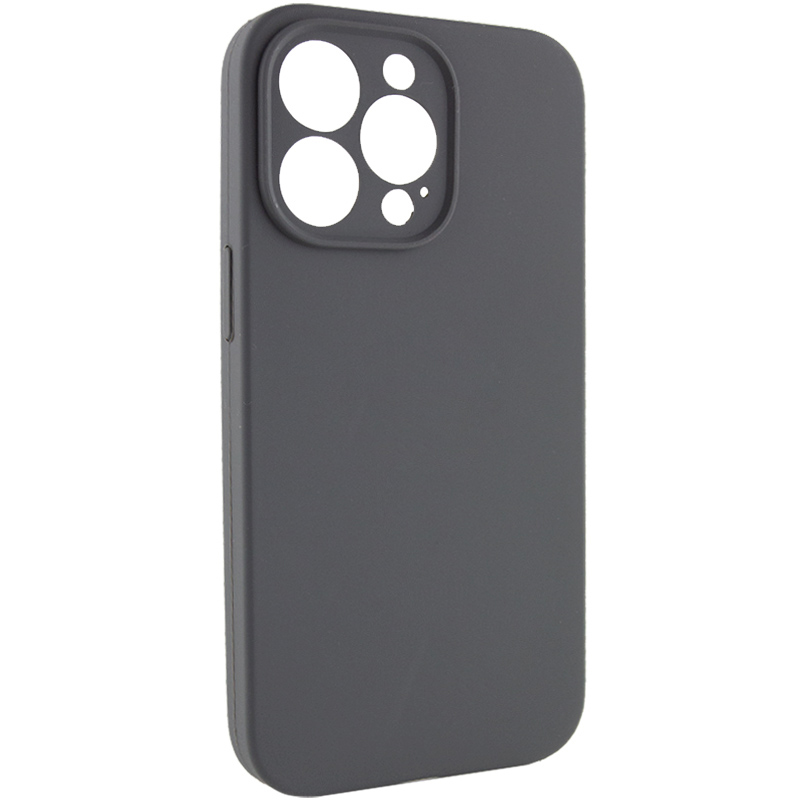 Чохол Silk Full Camera Protective (AA) NO LOGO для Apple iPhone 13 Pro Max (6.7"), Сірий / Dark Gray 1, Силікон, купити оптом з доставкою