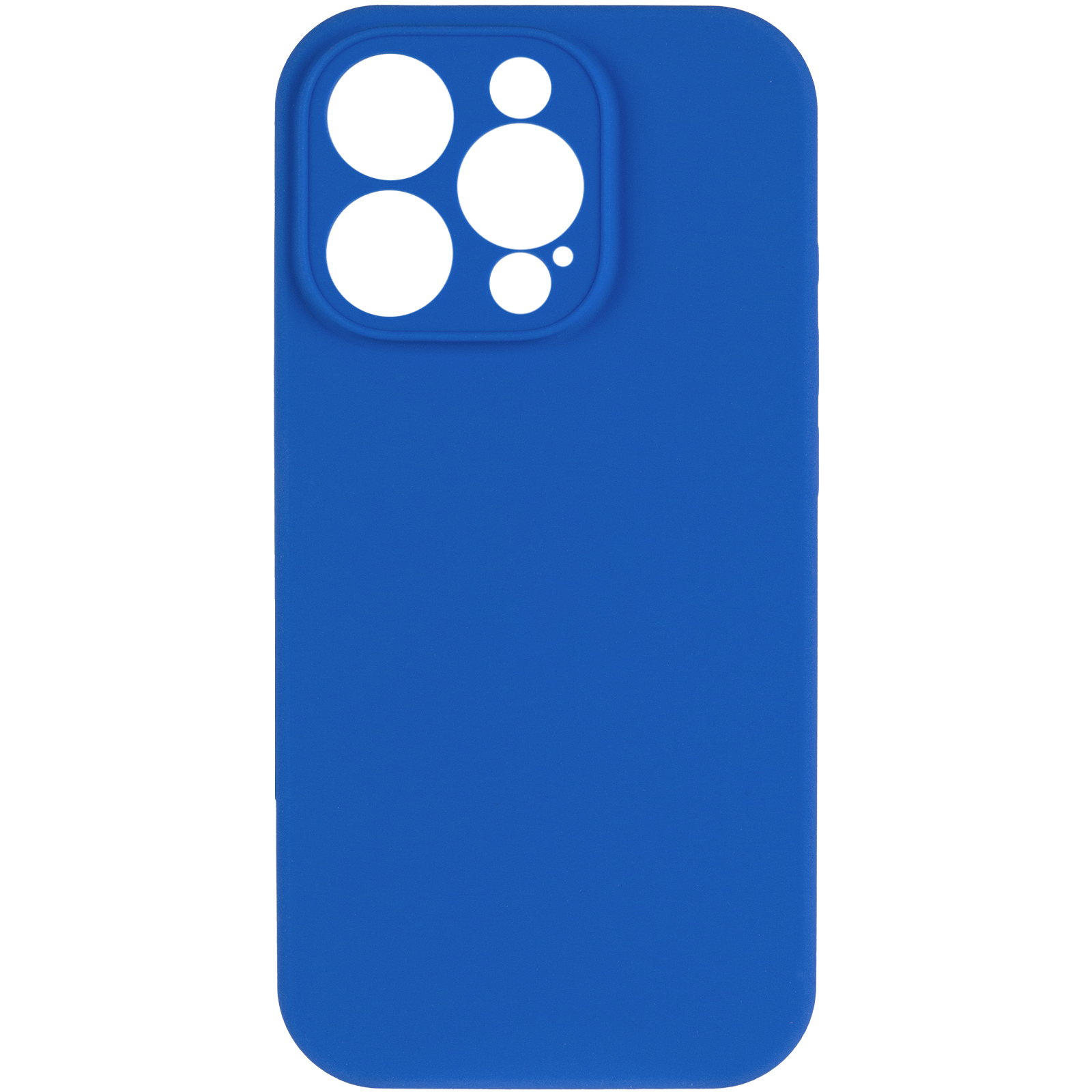 Чохол Silk Full Camera Protective (AA) NO LOGO для Apple iPhone 13 Pro Max (6.7"), Синій / Capri Blue 4, Силікон, купити оптом з доставкою