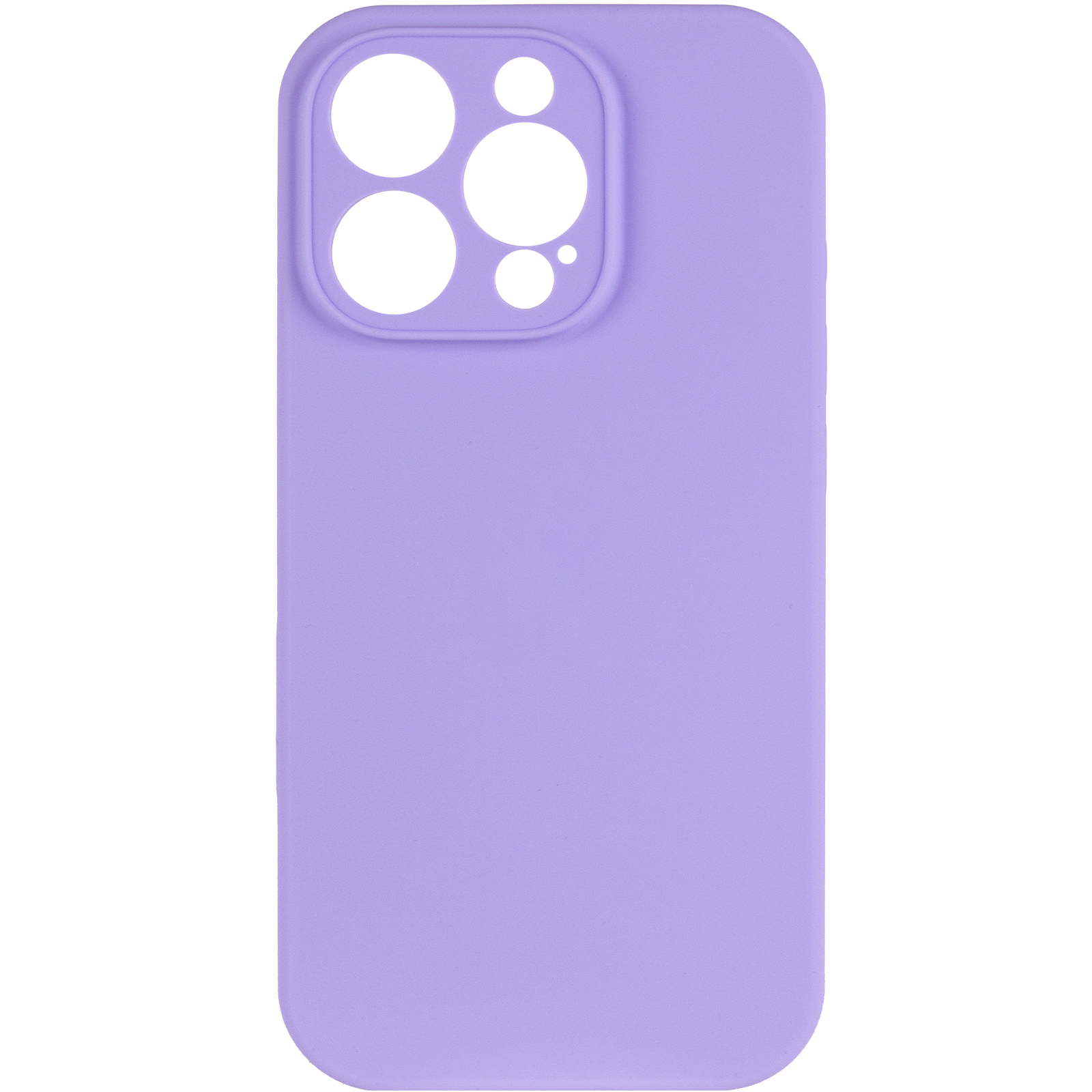 Чохол Silk Full Camera Protective (AA) NO LOGO для Apple iPhone 13 Pro Max (6.7"), Бузковий / Dasheen 1, Силікон, купити оптом з доставкою