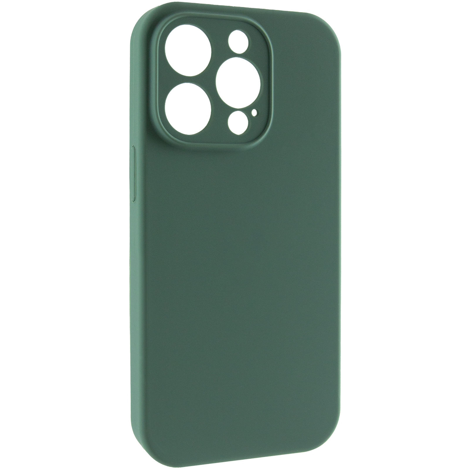 Чохол Silk Full Camera Protective (AA) NO LOGO для Apple iPhone 13 Pro (6.1"), Зелений / Pine green, Силікон, купити оптом з доставкою
