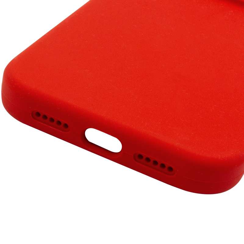 Чохол Silk Full Camera Protective (AA) NO LOGO для Apple iPhone 13 Pro (6.1"), Червоний / Red 3, Силікон, купити оптом з доставкою