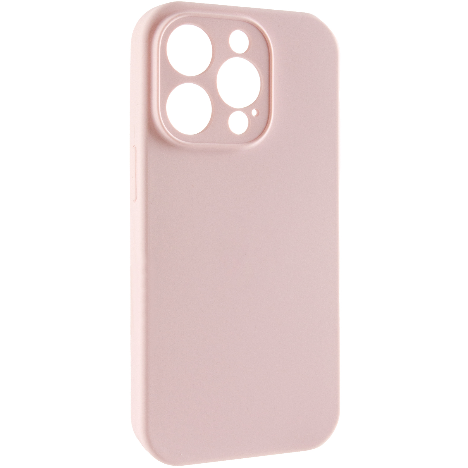 Чохол Silk Full Camera Protective (AA) NO LOGO для Apple iPhone 13 Pro (6.1"), Рожевий / Chalk Pink, Силікон, купити оптом з доставкою