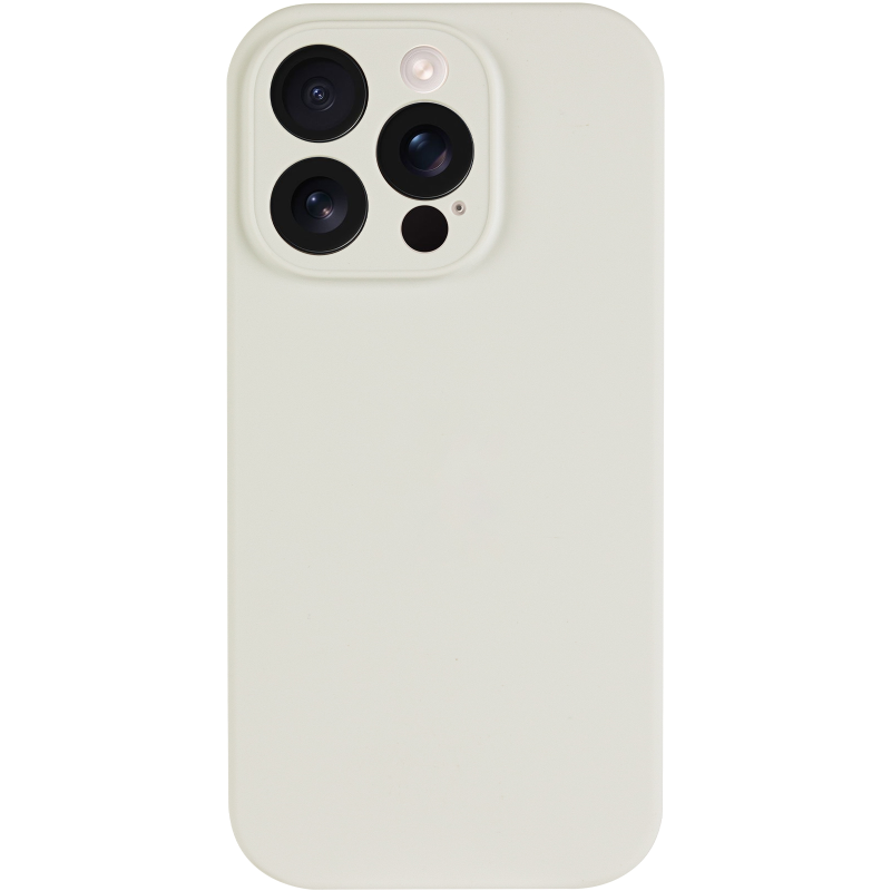 Чохол Silk Full Camera Protective (AA) NO LOGO для Apple iPhone 13 Pro (6.1"), Бежевий / Antique White 1, Силікон, купити оптом з доставкою