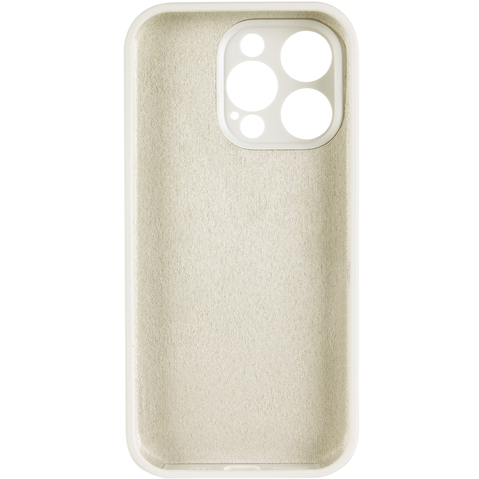 Чохол Silk Full Camera Protective (AA) NO LOGO для Apple iPhone 13 Pro (6.1"), Бежевий / Antique White 2, Силікон, купити оптом з доставкою