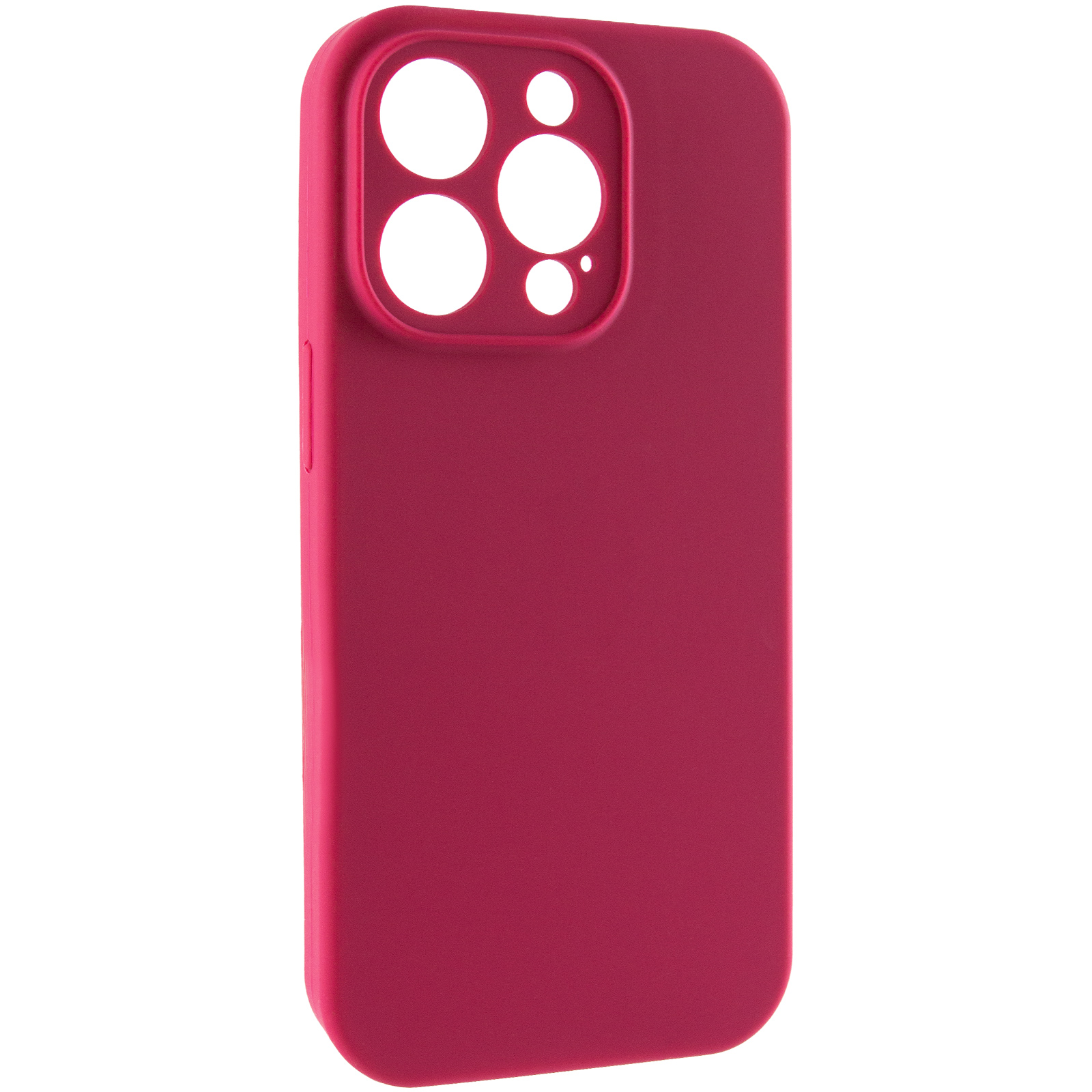Чохол Silk Full Camera Protective (AA) NO LOGO для Apple iPhone 14 Pro (6.1"), Червоний / Rose Red, Силікон, купити оптом з доставкою