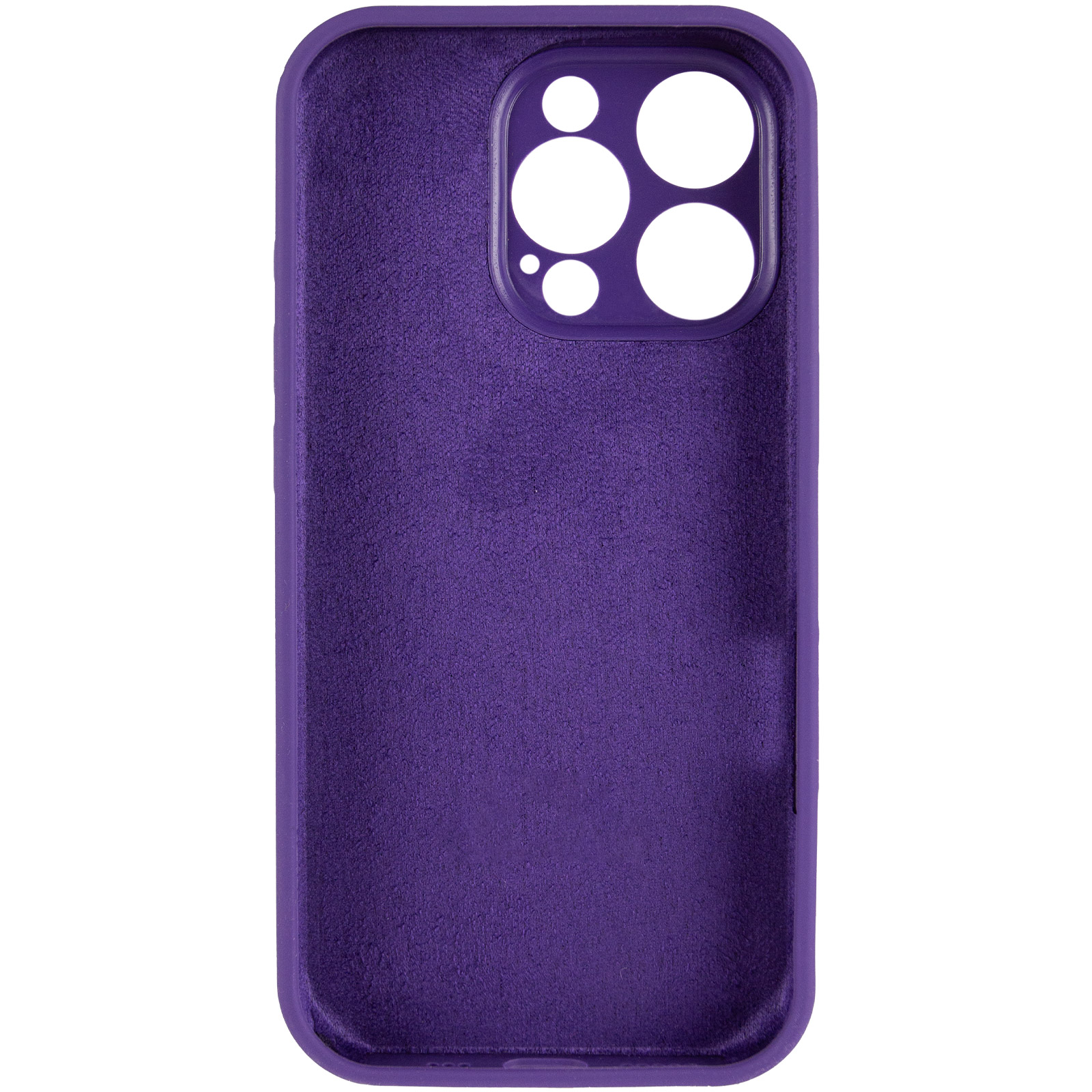 Чохол Silk Full Camera Protective (AA) NO LOGO для Apple iPhone 14 Pro (6.1"), Фіолетовий / Amethyst 2, Силікон, купити оптом з доставкою