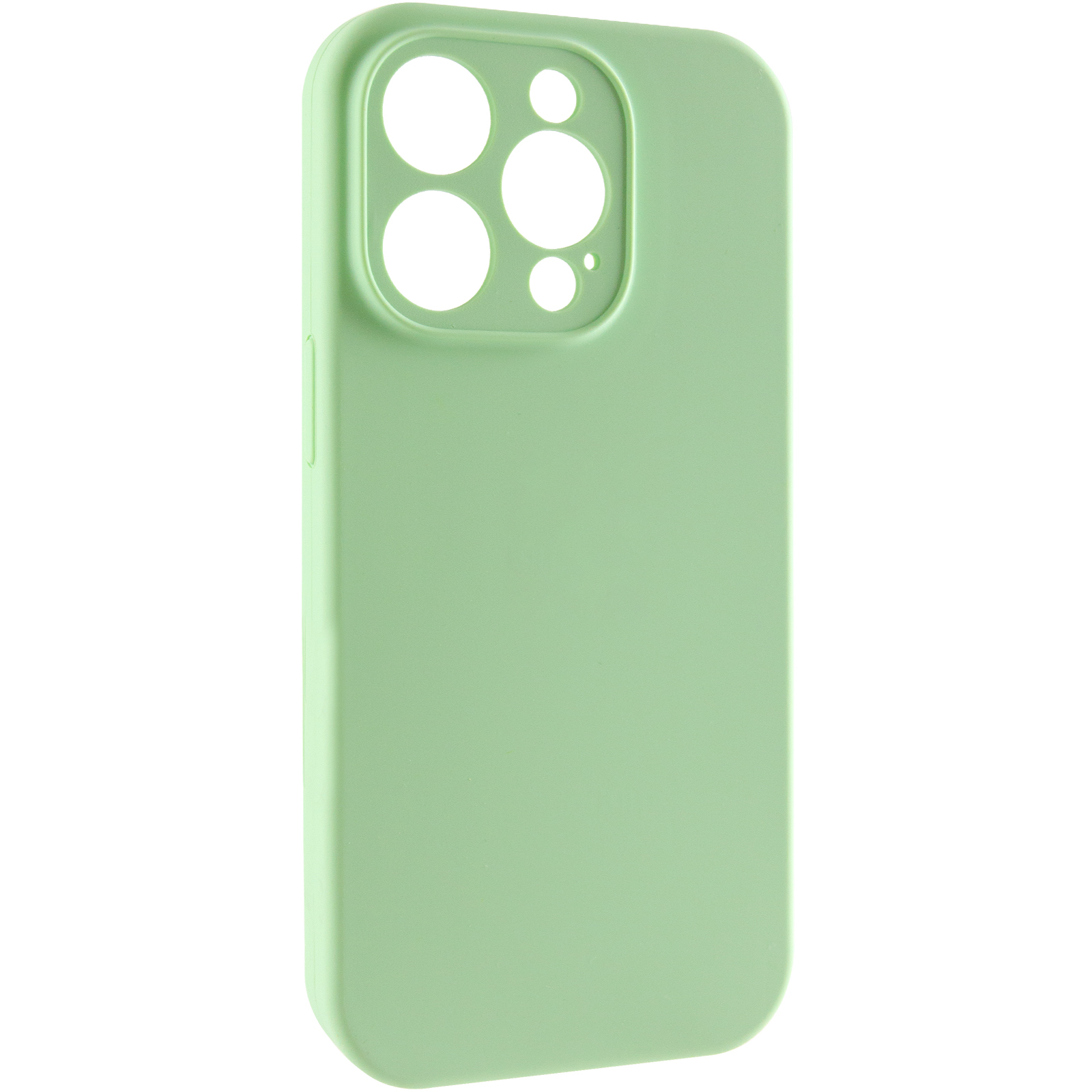 Чохол Silk Full Camera Protective (AA) NO LOGO для Apple iPhone 14 Pro Max (6.7"), Зелений / Pistachio, Силікон, купити оптом з доставкою
