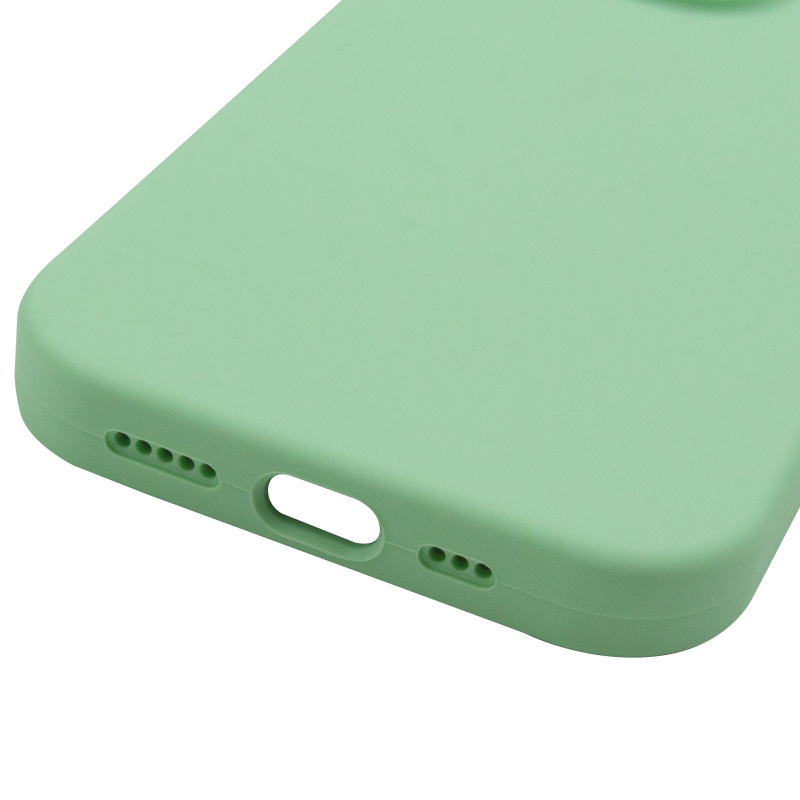 Чохол Silk Full Camera Protective (AA) NO LOGO для Apple iPhone 14 Pro Max (6.7"), Зелений / Pistachio 3, Силікон, купити оптом з доставкою