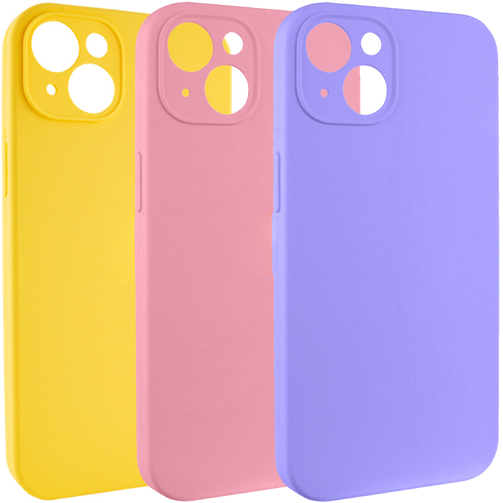 Чохол Silk Full Camera Protective (AA) NO LOGO для Apple iPhone 14 (6.1"), Силікон, купити оптом з доставкою