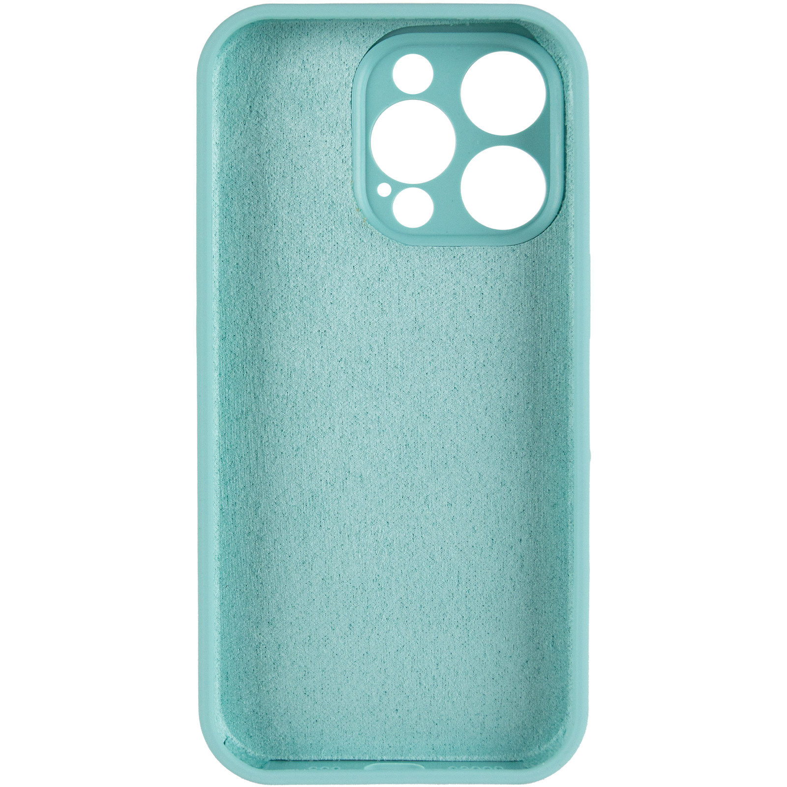 Чохол Silk Full Camera Protective (AA) NO LOGO для Apple iPhone 15 Pro (6.1"), Бірюзовий / Marine Green 2, Силікон, купити оптом з доставкою