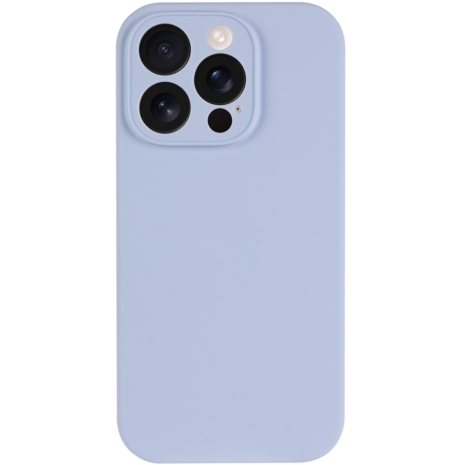 Чохол Silk Full Camera Protective (AA) NO LOGO для Apple iPhone 15 Pro (6.1"), Блакитний / Lilac Blue 1, Силікон, купити оптом з доставкою