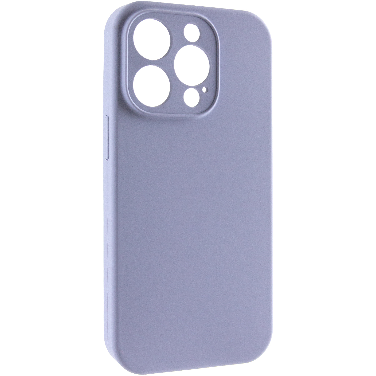 Чохол Silk Full Camera Protective (AA) NO LOGO для Apple iPhone 15 Pro (6.1"), Сірий / Lavender Gray, Силікон, купити оптом з доставкою