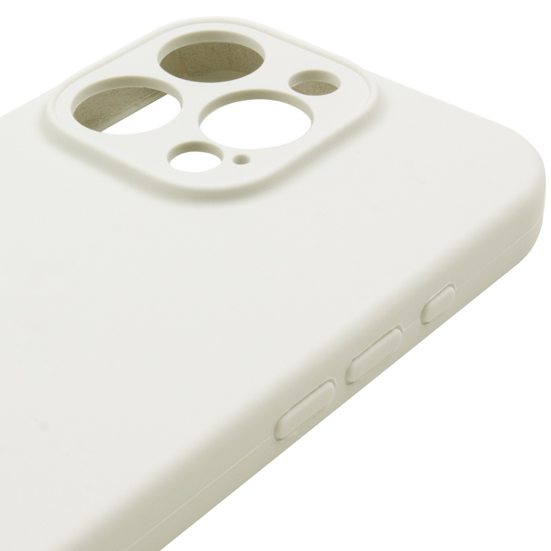 Чохол Silk Full Camera Protective (AA) NO LOGO для Apple iPhone 15 Pro (6.1"), Бежевий / Antique White 3, Силікон, купити оптом з доставкою