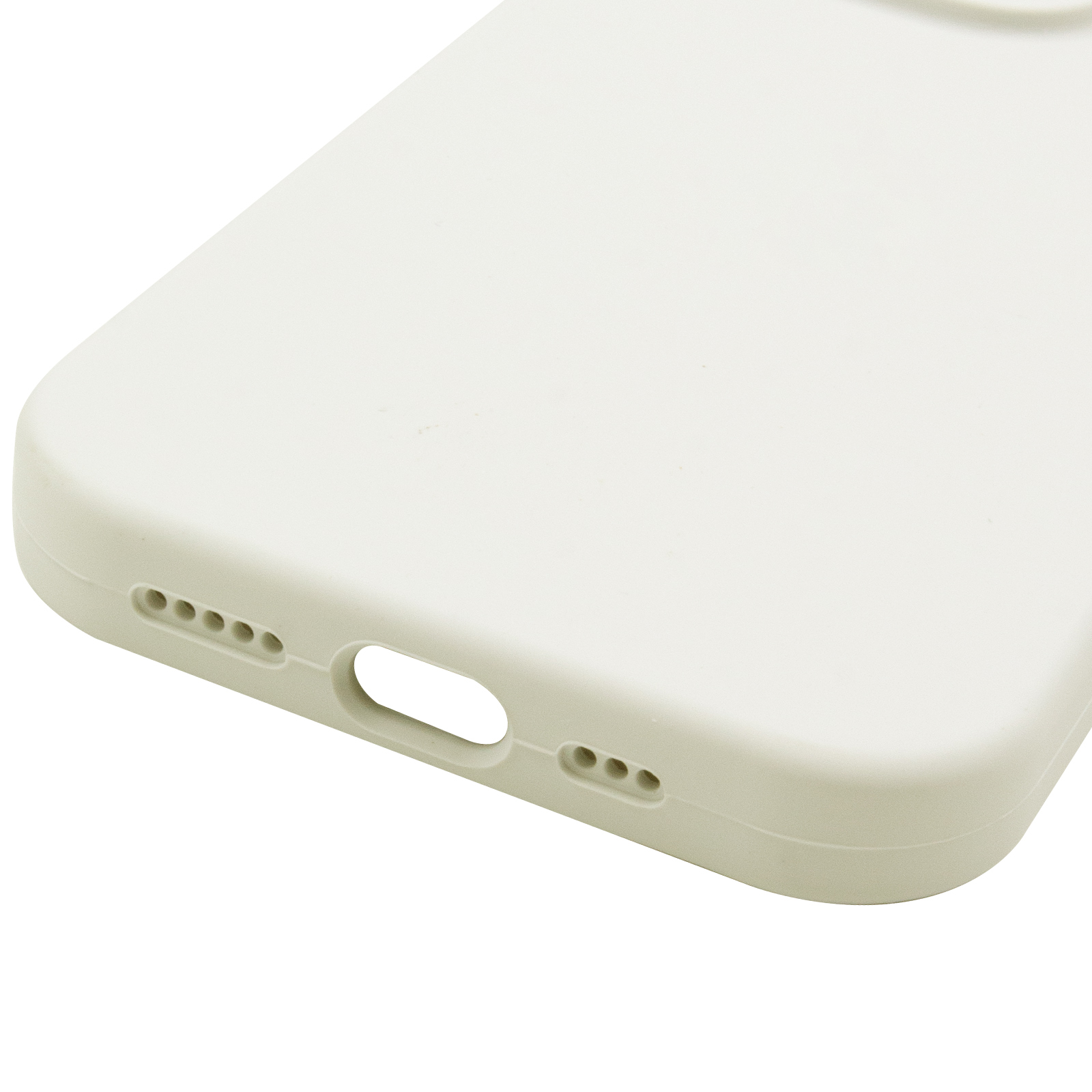 Чохол Silk Full Camera Protective (AA) NO LOGO для Apple iPhone 15 Pro (6.1"), Бежевий / Antique White 4, Силікон, купити оптом з доставкою