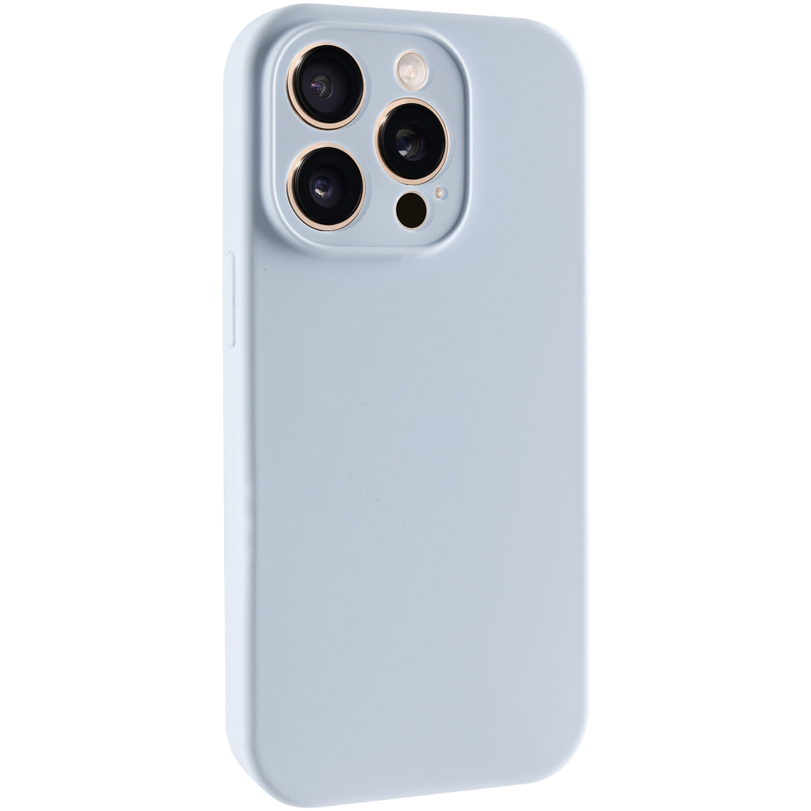 Чохол Silk Full Camera Protective (AA) NO LOGO для Apple iPhone 15 Pro Max (6.7"), Блакитний / Sweet Blue, Силікон, купити оптом з доставкою