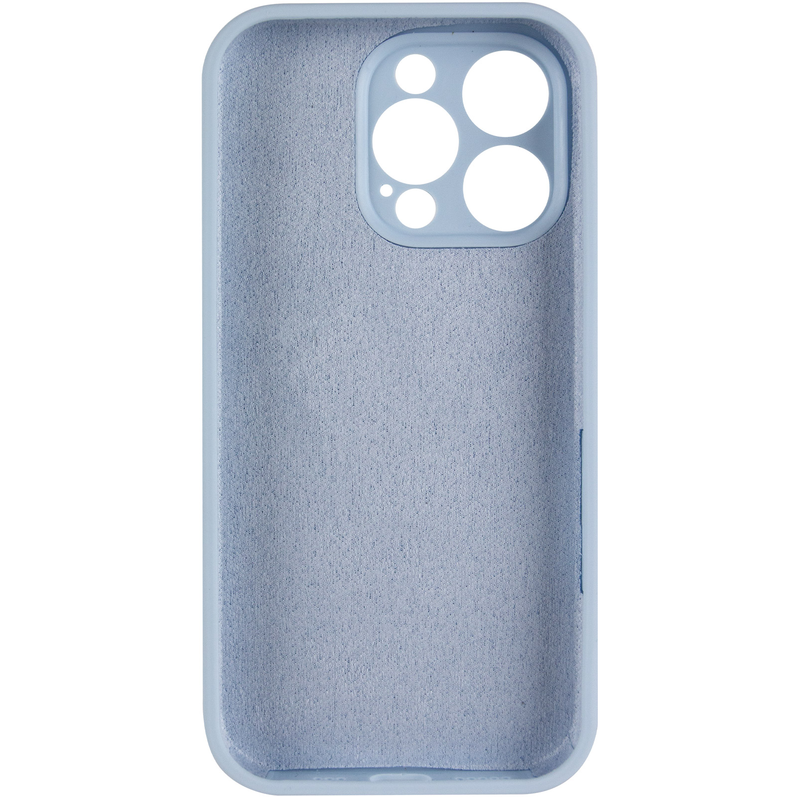 Чохол Silk Full Camera Protective (AA) NO LOGO для Apple iPhone 15 Pro Max (6.7"), Блакитний / Sweet Blue 2, Силікон, купити оптом з доставкою