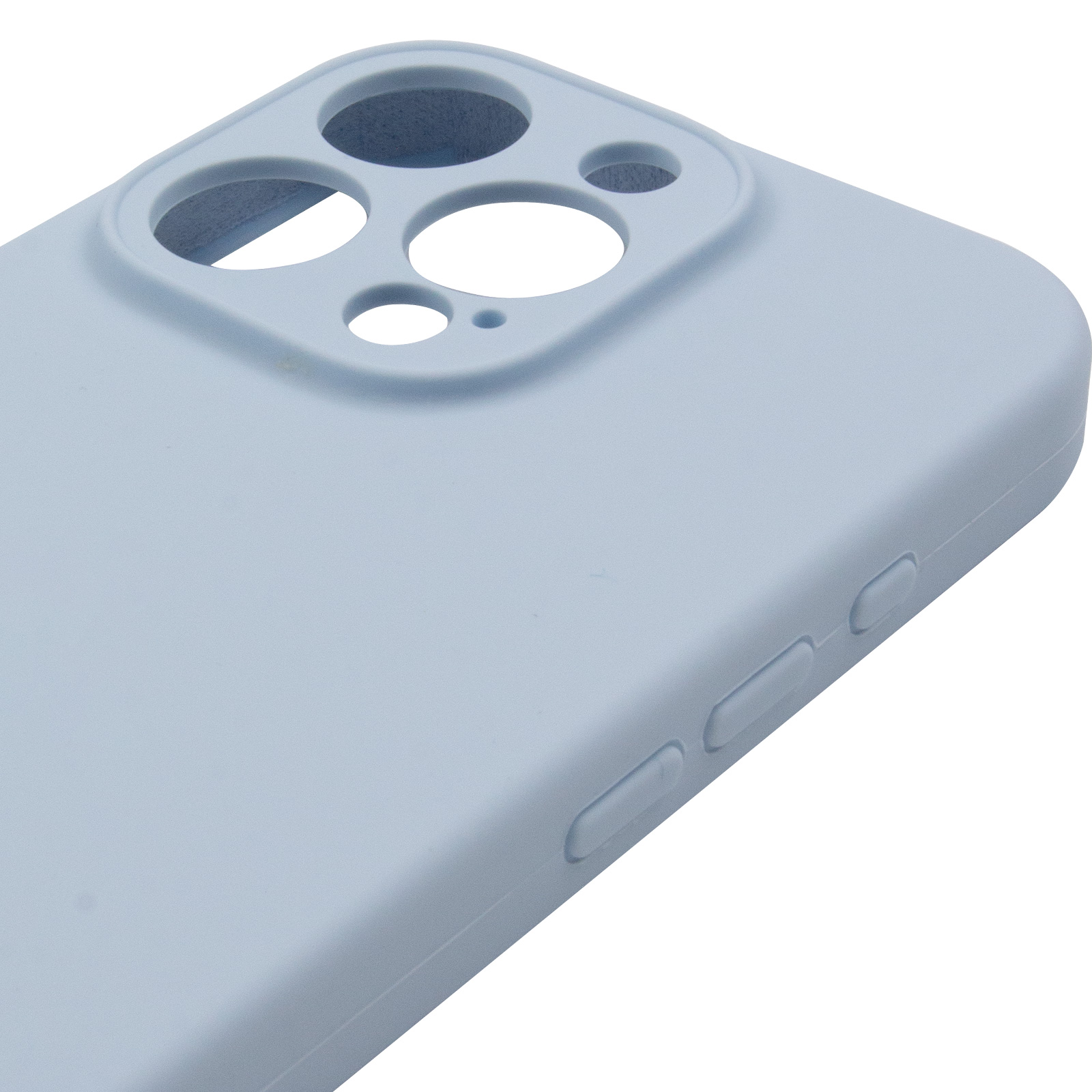 Чохол Silk Full Camera Protective (AA) NO LOGO для Apple iPhone 15 Pro Max (6.7"), Блакитний / Sweet Blue 3, Силікон, купити оптом з доставкою
