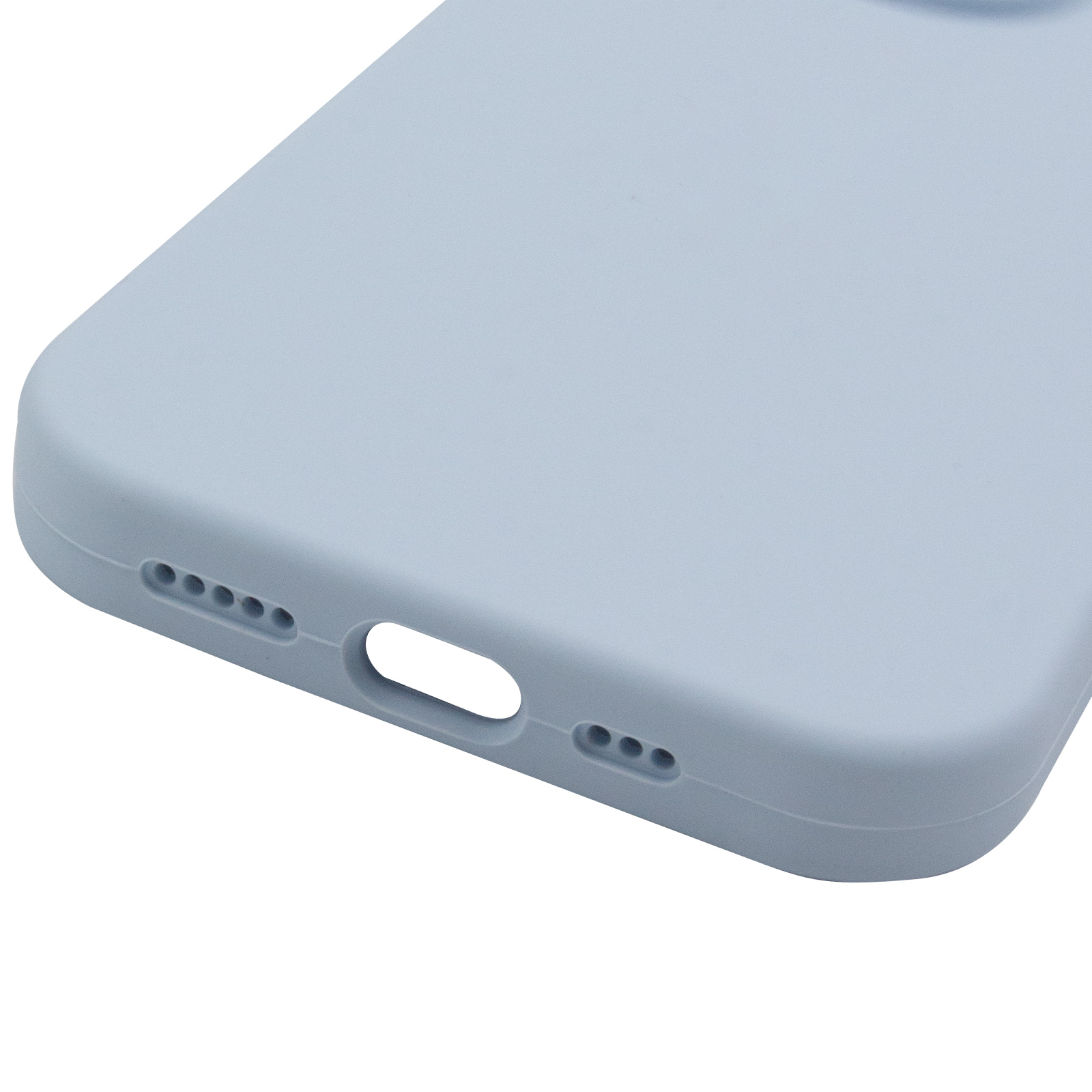 Чохол Silk Full Camera Protective (AA) NO LOGO для Apple iPhone 15 Pro Max (6.7"), Блакитний / Sweet Blue 4, Силікон, купити оптом з доставкою