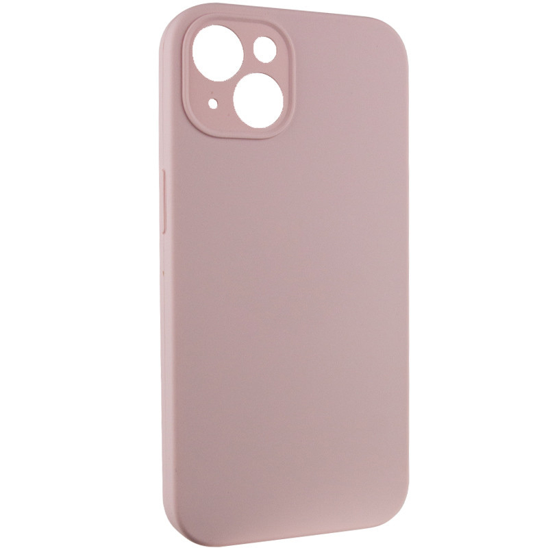 Чохол Silk Full Camera Protective (AA) NO LOGO для Apple iPhone 15 Plus (6.7"), Рожевий / Chalk Pink 1, Силікон, купити оптом з доставкою