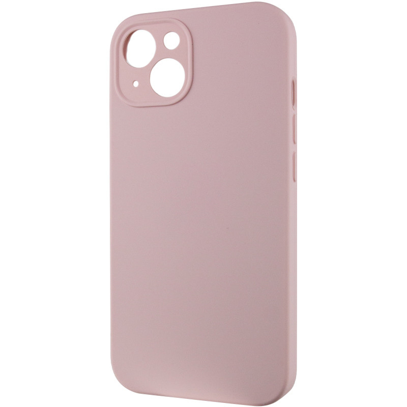 Чохол Silk Full Camera Protective (AA) NO LOGO для Apple iPhone 15 Plus (6.7"), Рожевий / Chalk Pink 2, Силікон, купити оптом з доставкою