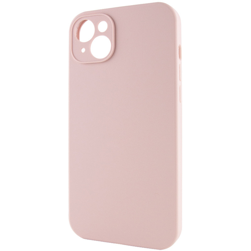 Чохол Silk Full Camera Protective (AA) NO LOGO для Apple iPhone 15 Plus (6.7"), Рожевий / Pink Sand 2, Силікон, купити оптом з доставкою