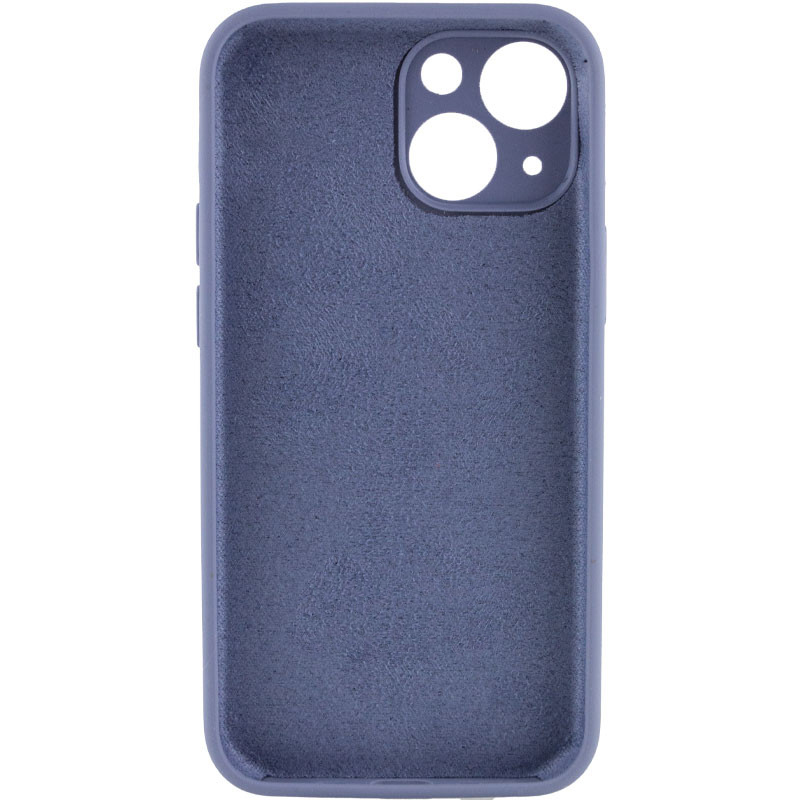 Чохол Silk Full Camera Protective (AA) NO LOGO для Apple iPhone 15 Plus (6.7"), Сірий / Lavender Gray 1, Силікон, купити оптом з доставкою