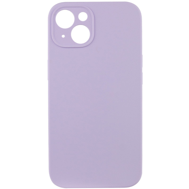Чохол Silk Full Camera Protective (AA) NO LOGO для Apple iPhone 15 Plus (6.7"), Бузковий / Lilac, Силікон, купити оптом з доставкою