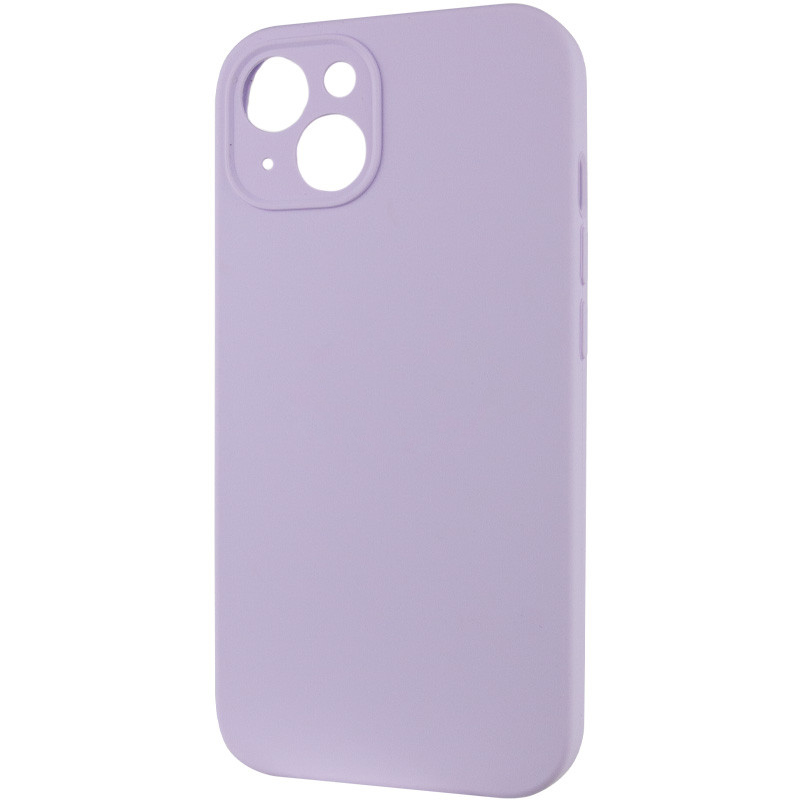 Чохол Silk Full Camera Protective (AA) NO LOGO для Apple iPhone 15 Plus (6.7"), Бузковий / Lilac 2, Силікон, купити оптом з доставкою