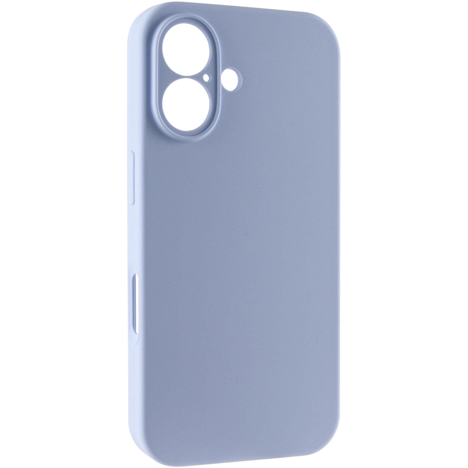 Чохол Silk Full Camera Protective (AA) NO LOGO для Apple iPhone 16 (6.1"), Блакитний / Lilac Blue, Силікон, купити оптом з доставкою