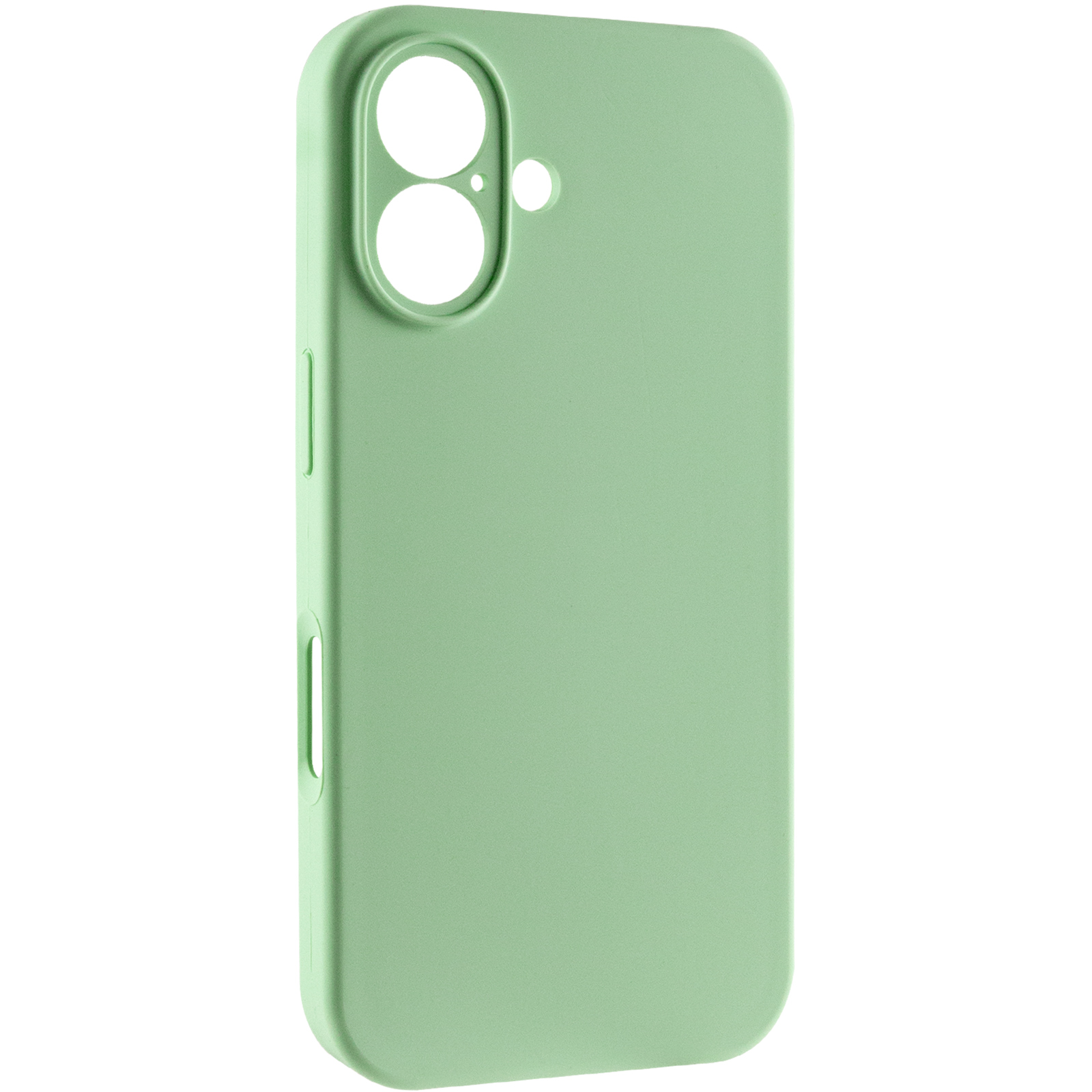 Чохол Silk Full Camera Protective (AA) NO LOGO для Apple iPhone 16 (6.1"), Зелений / Pistachio, Силікон, купити оптом з доставкою