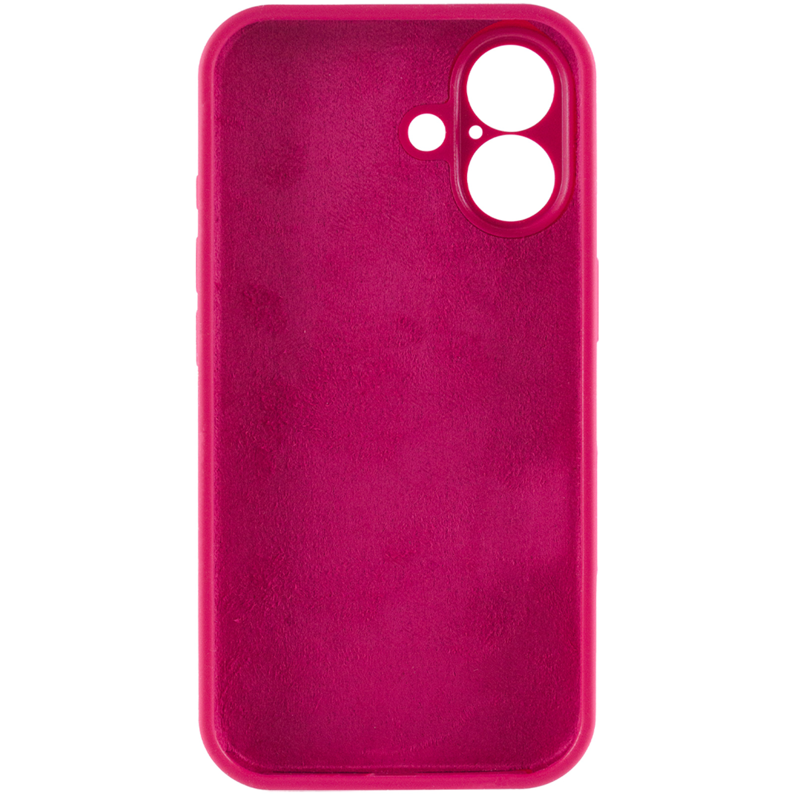 Чохол Silk Full Camera Protective (AA) NO LOGO для Apple iPhone 16 (6.1"), Червоний / Rose Red 2, Силікон, купити оптом з доставкою