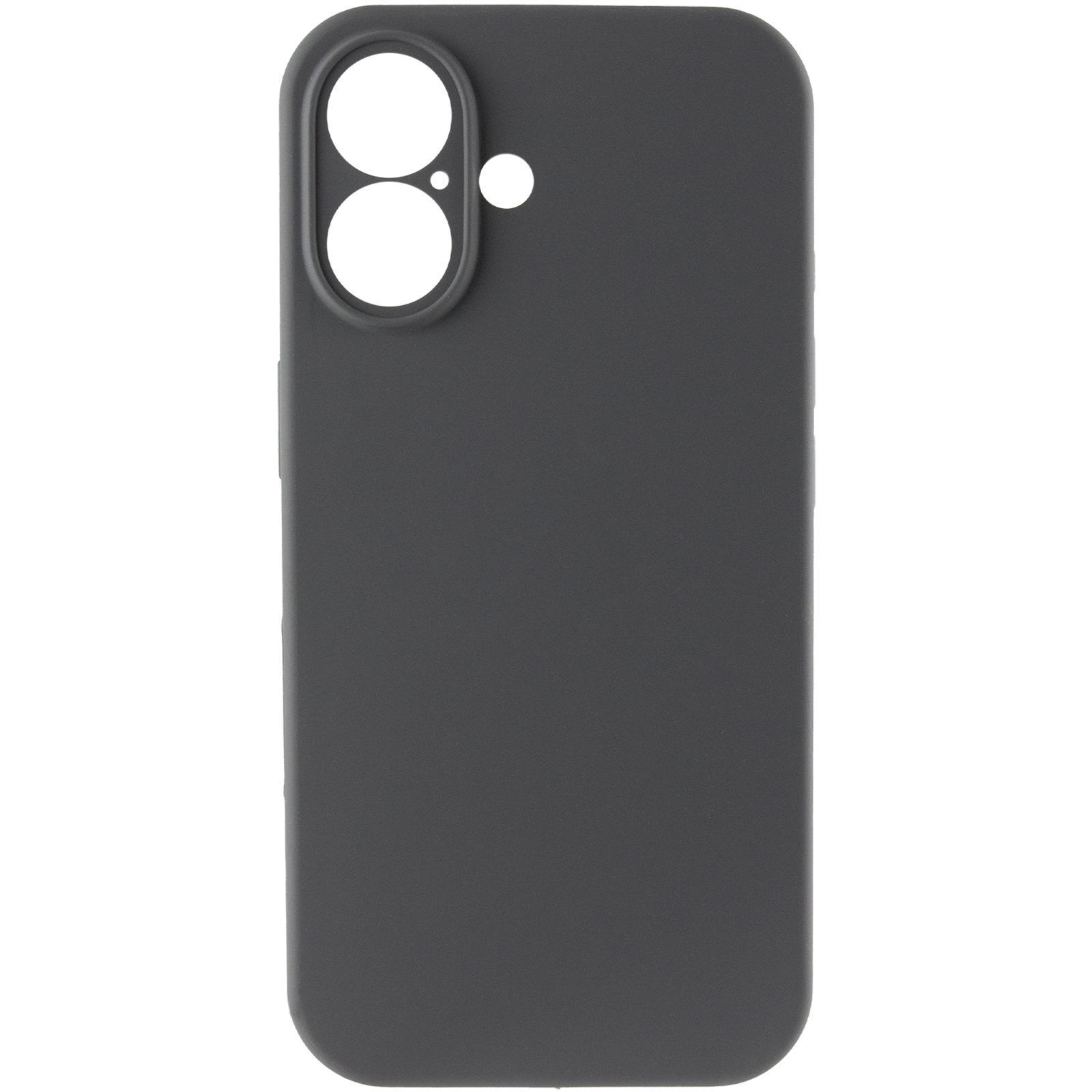 Чохол Silk Full Camera Protective (AA) NO LOGO для Apple iPhone 16 (6.1"), Сірий / Dark Gray 1, Силікон, купити оптом з доставкою