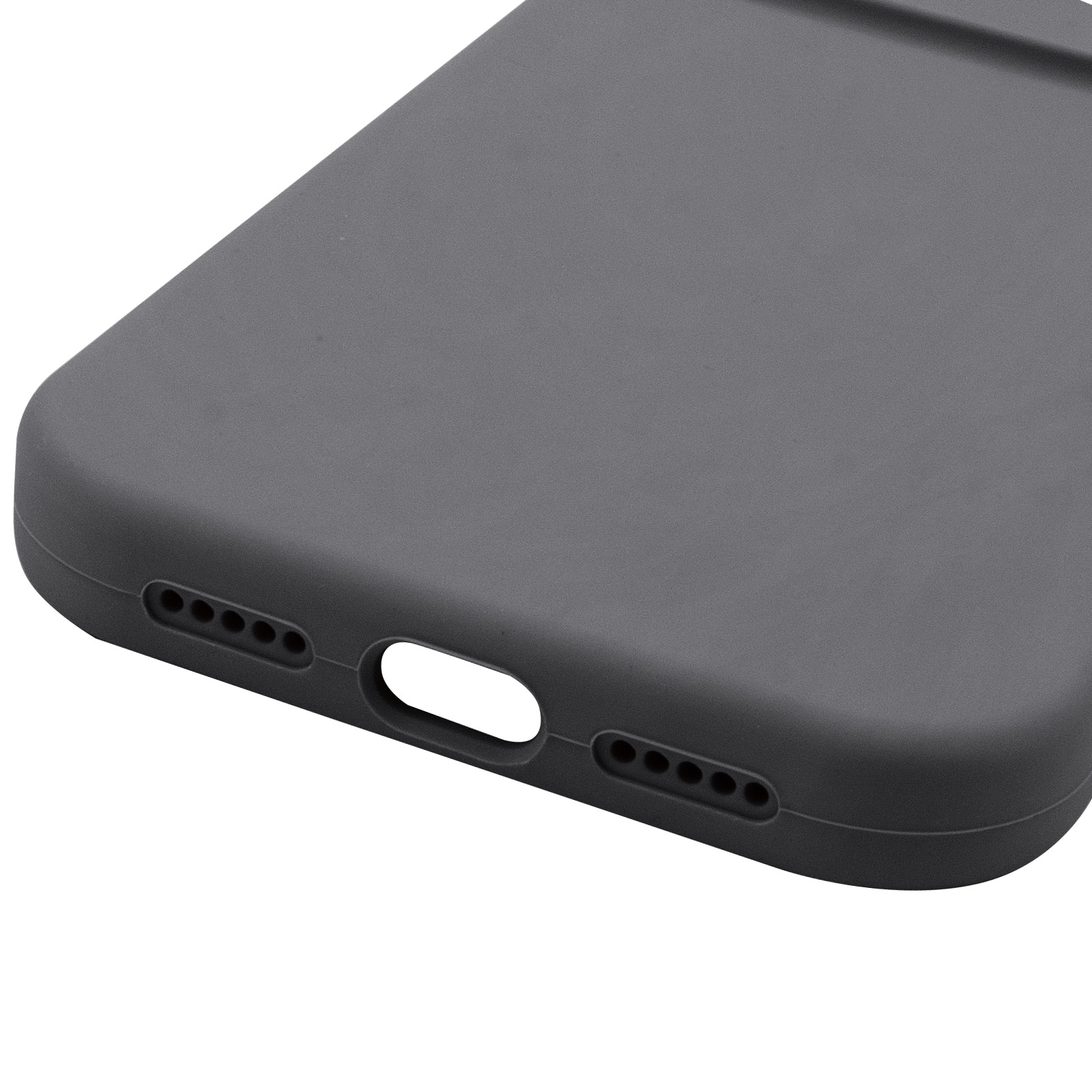 Чохол Silk Full Camera Protective (AA) NO LOGO для Apple iPhone 16 (6.1"), Сірий / Dark Gray 3, Силікон, купити оптом з доставкою