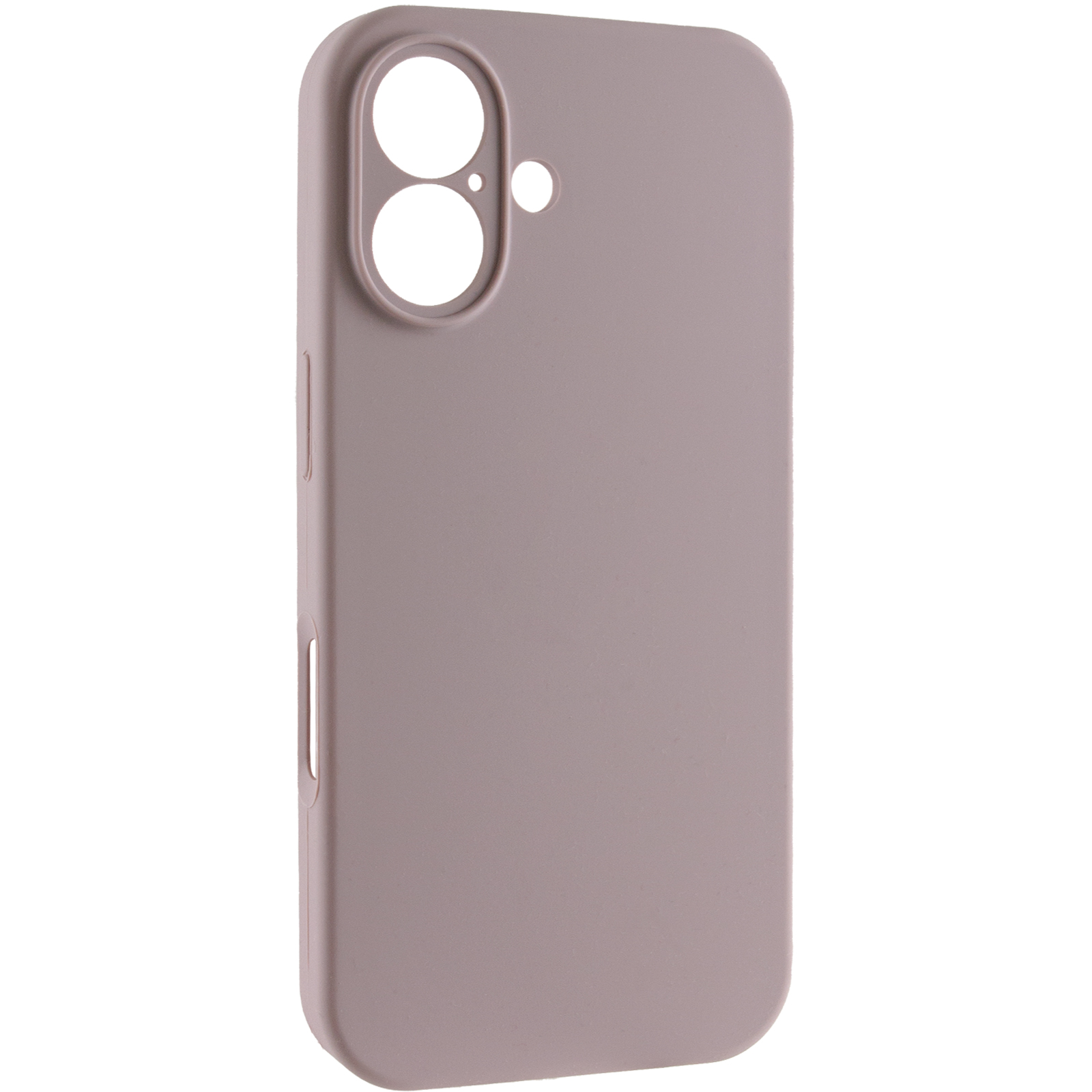 Чохол Silk Full Camera Protective (AA) NO LOGO для Apple iPhone 16 (6.1"), Сірий / Lavender, Силікон, купити оптом з доставкою