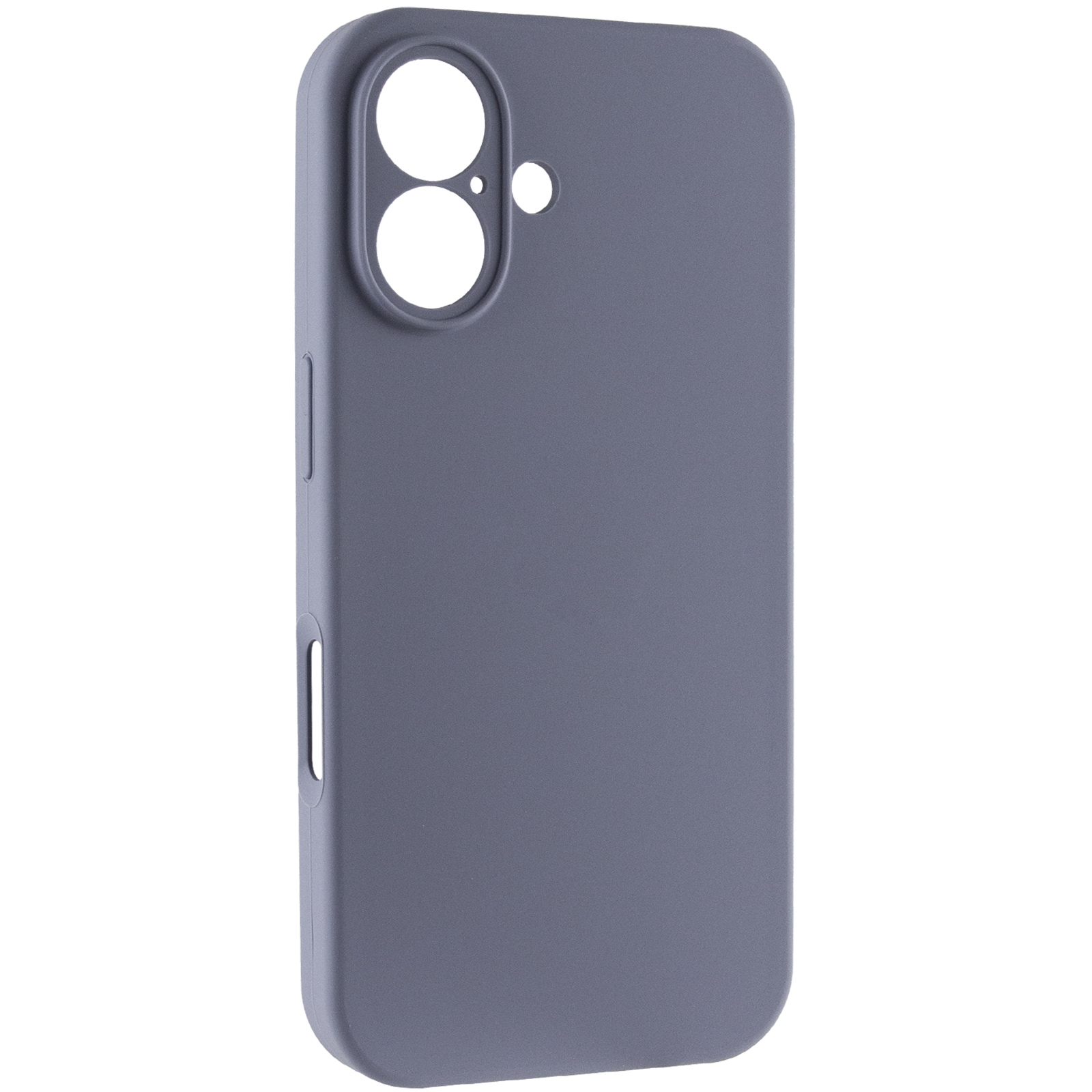 Чохол Silk Full Camera Protective (AA) NO LOGO для Apple iPhone 16 (6.1"), Сірий / Lavender Gray, Силікон, купити оптом з доставкою