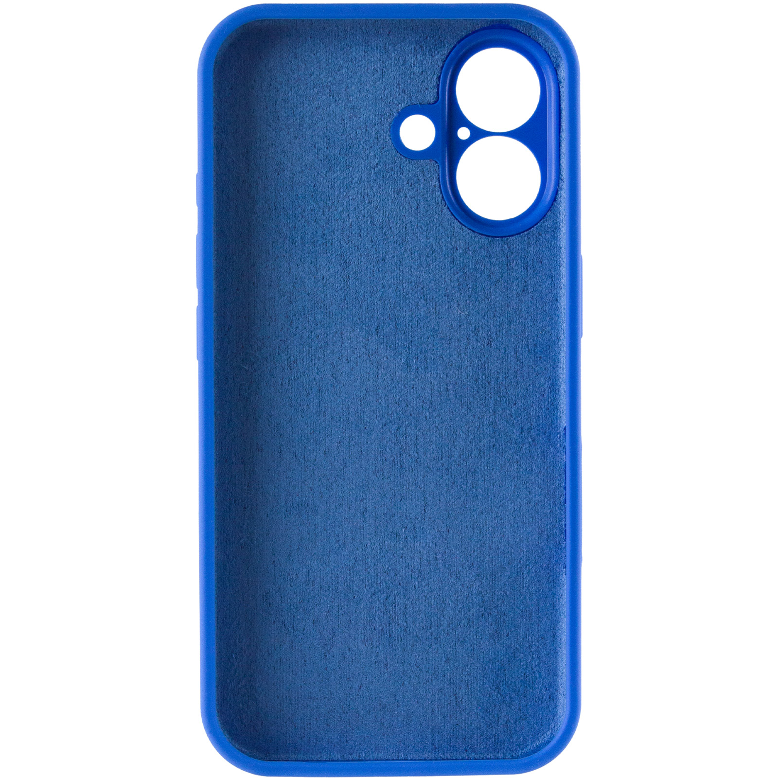 Чохол Silk Full Camera Protective (AA) NO LOGO для Apple iPhone 16 (6.1"), Синій / Capri Blue 2, Силікон, купити оптом з доставкою