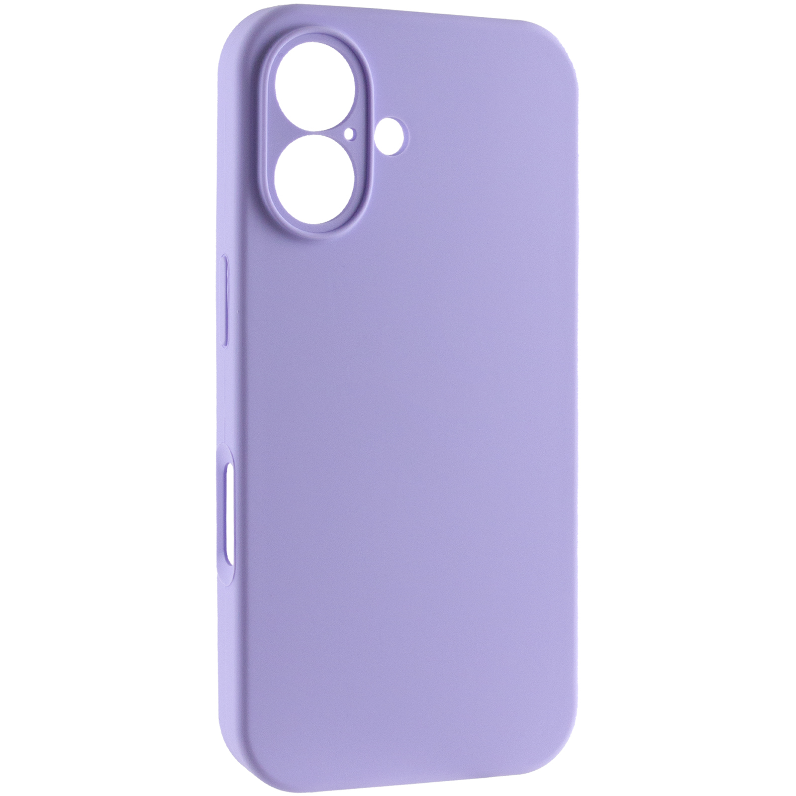 Чохол Silk Full Camera Protective (AA) NO LOGO для Apple iPhone 16 (6.1"), Бузковий / Dasheen, Силікон, купити оптом з доставкою