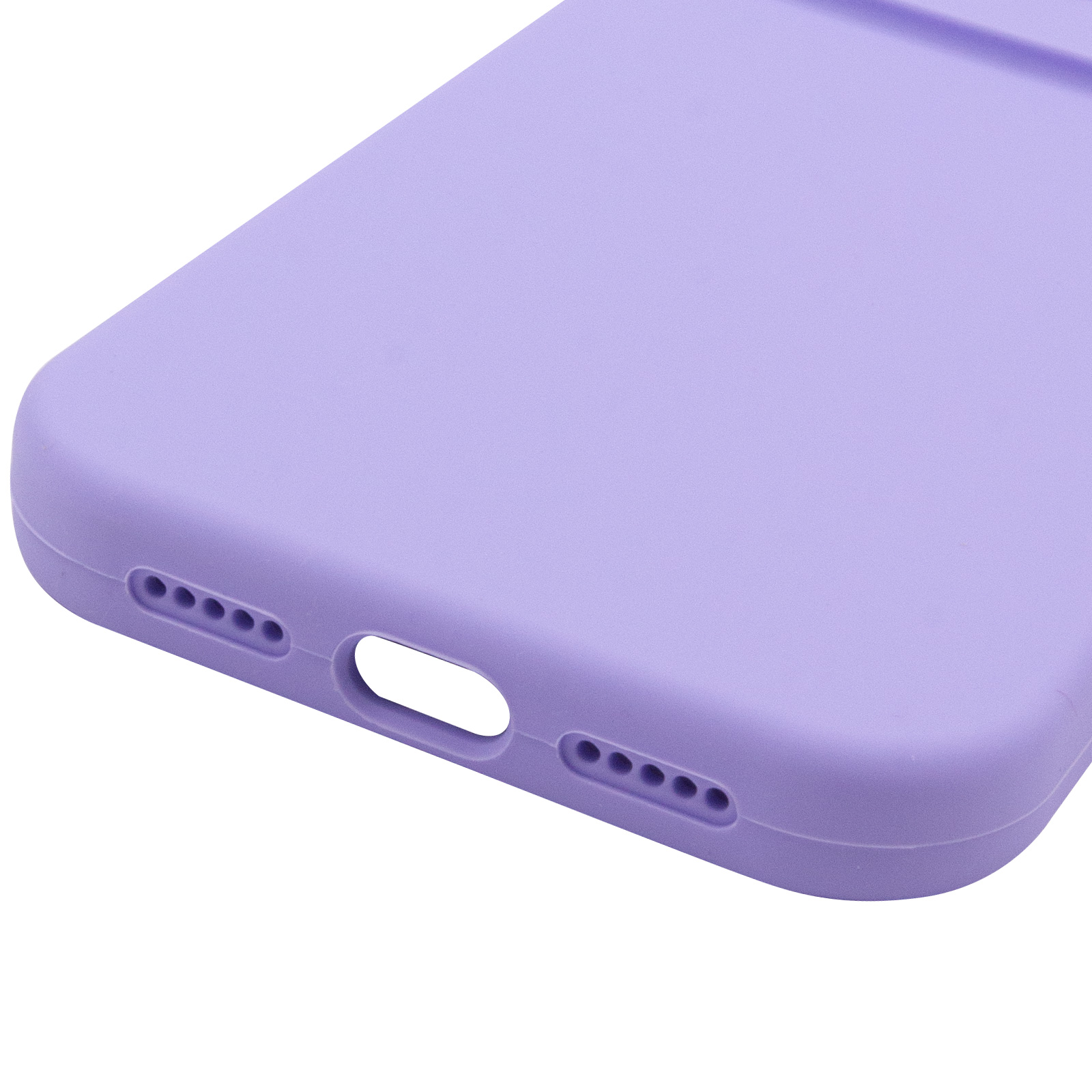 Чохол Silk Full Camera Protective (AA) NO LOGO для Apple iPhone 16 (6.1"), Бузковий / Dasheen 3, Силікон, купити оптом з доставкою