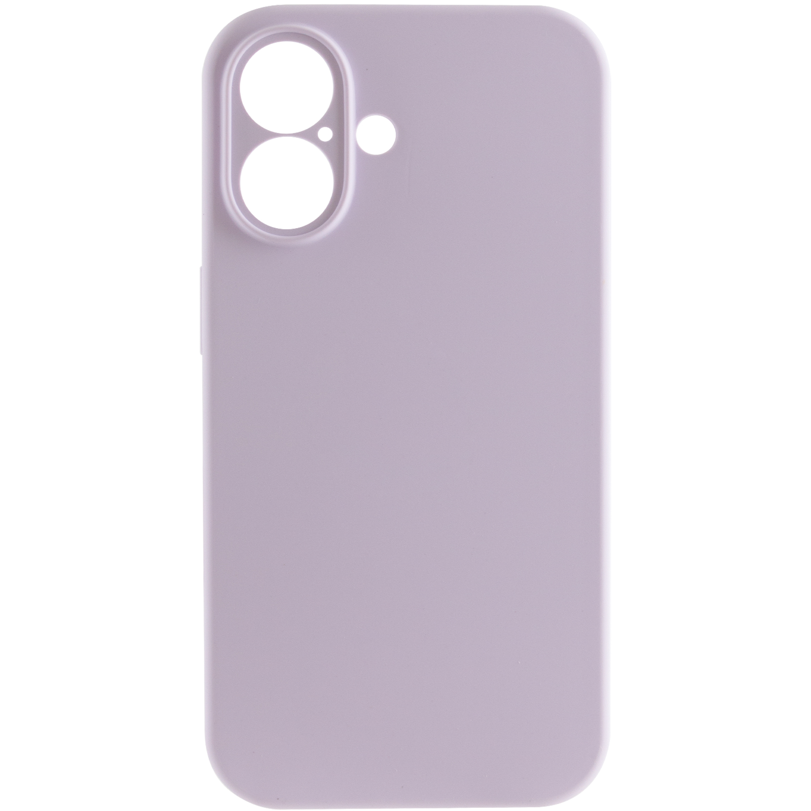 Чохол Silk Full Camera Protective (AA) NO LOGO для Apple iPhone 16 (6.1"), Бузковий / Lilac 1, Силікон, купити оптом з доставкою