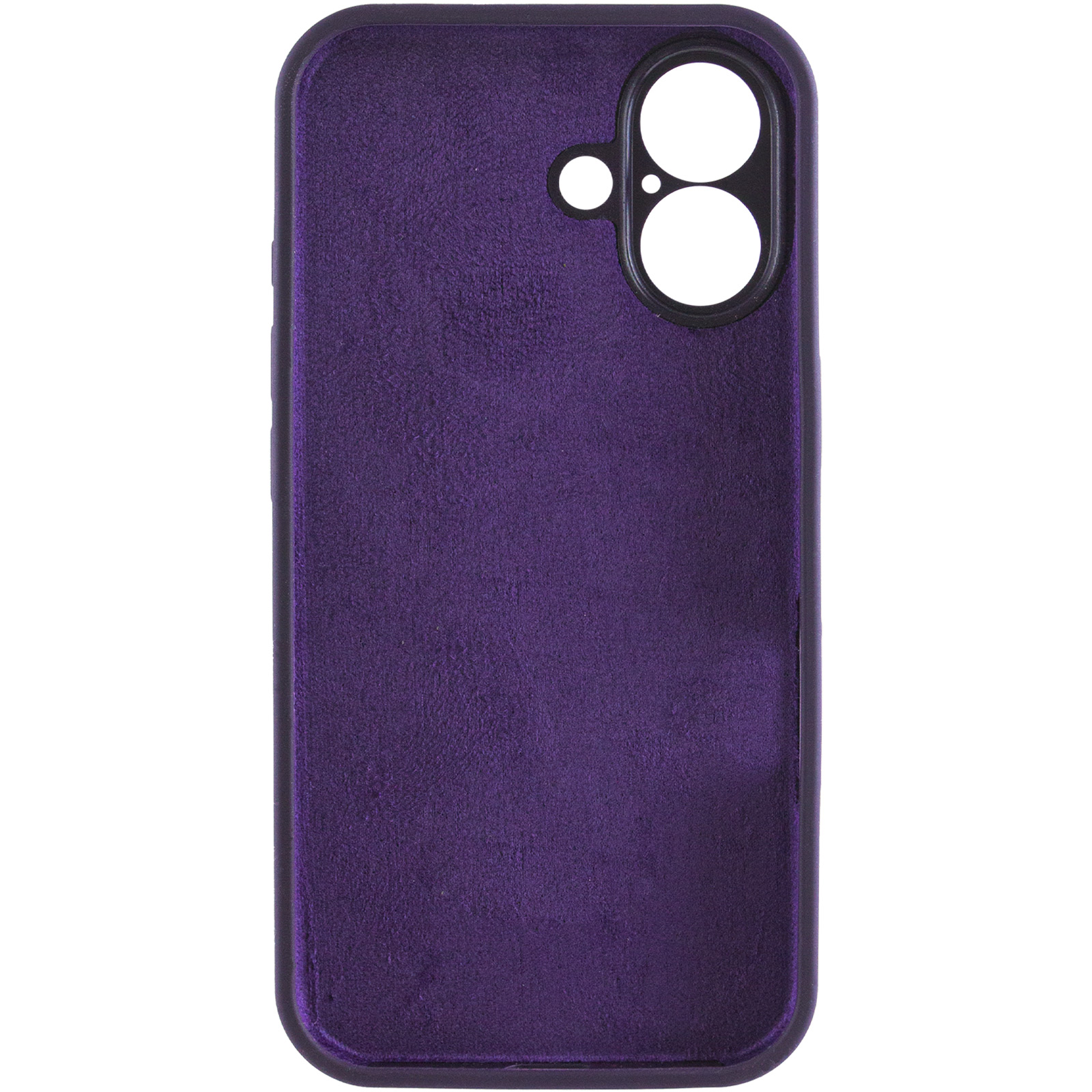 Чохол Silk Full Camera Protective (AA) NO LOGO для Apple iPhone 16 (6.1"), Фіолетовий / Elderberry 2, Силікон, купити оптом з доставкою