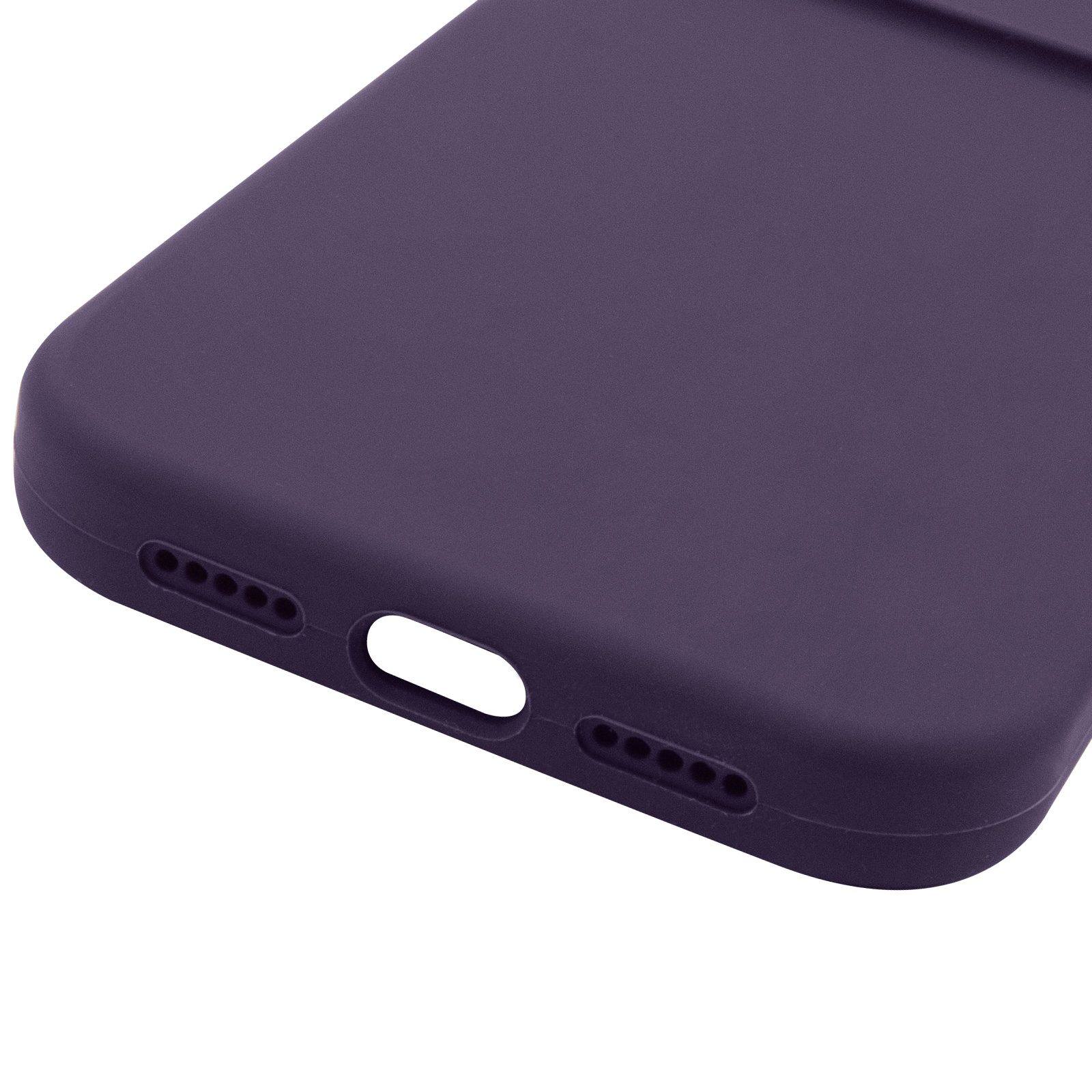 Чохол Silk Full Camera Protective (AA) NO LOGO для Apple iPhone 16 (6.1"), Фіолетовий / Elderberry 3, Силікон, купити оптом з доставкою