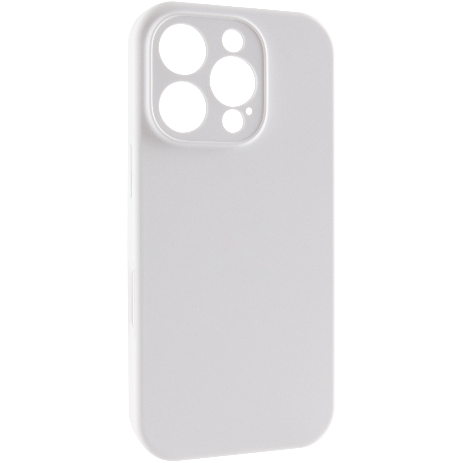 Чохол Silk Full Camera Protective (AA) NO LOGO для Apple iPhone 16 Pro (6.3"), Білий / White, Силікон, купити оптом з доставкою