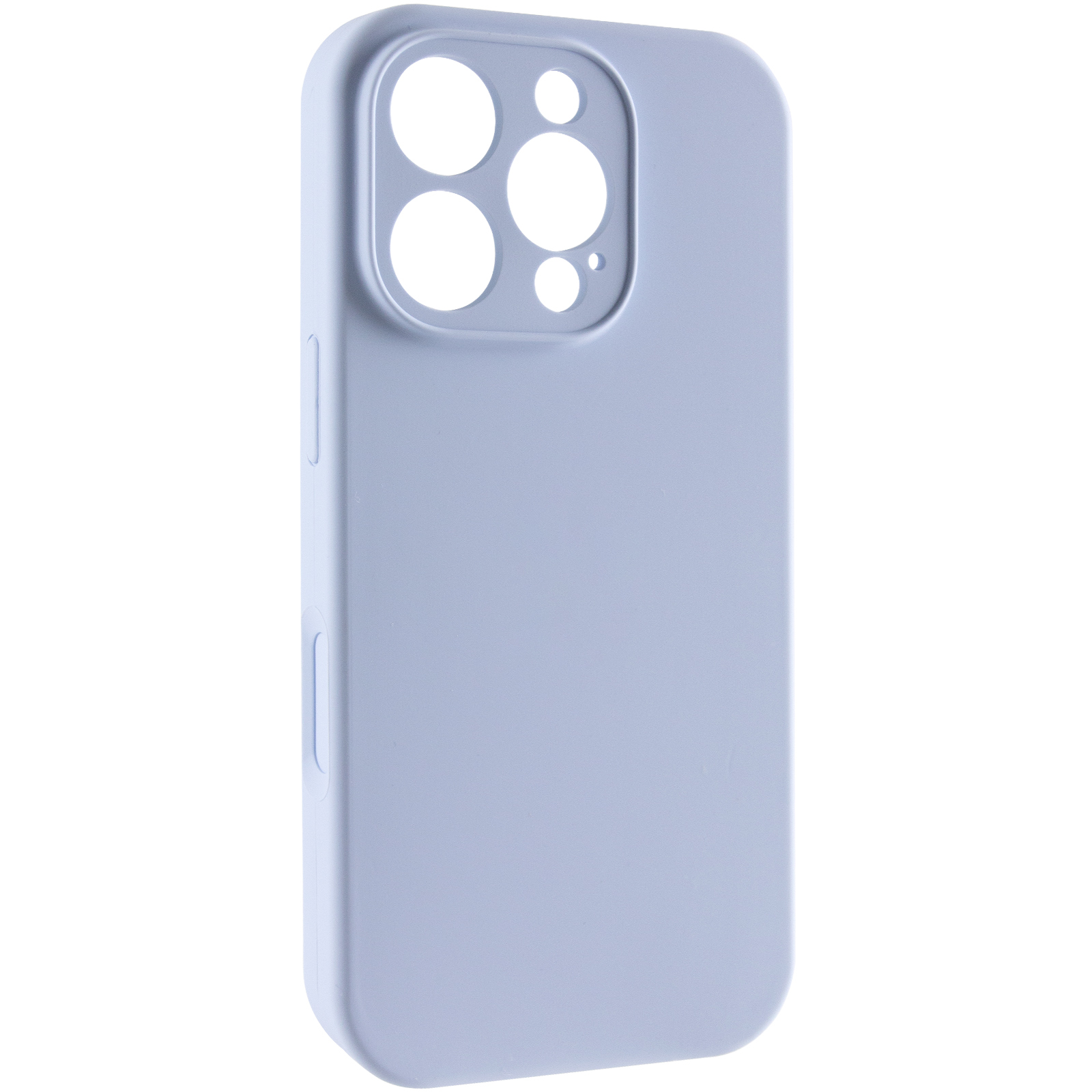 Чохол Silk Full Camera Protective (AA) NO LOGO для Apple iPhone 16 Pro (6.3"), Блакитний / Lilac Blue, Силікон, купити оптом з доставкою