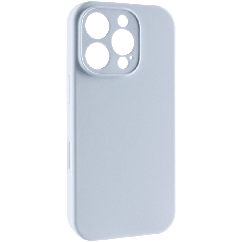 Чохол Silk Full Camera Protective (AA) NO LOGO для Apple iPhone 16 Pro (6.3"), Блакитний / Sweet Blue, Силікон, купити оптом з доставкою