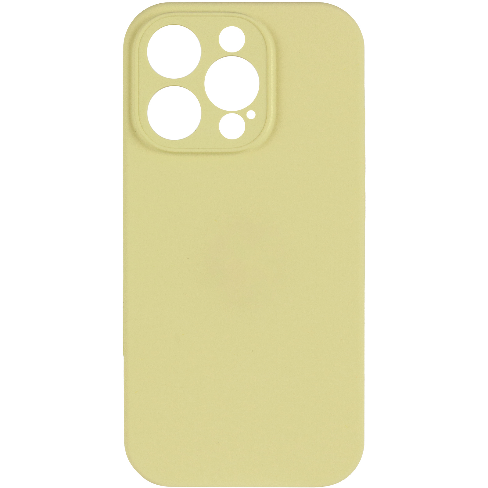 Чохол Silk Full Camera Protective (AA) NO LOGO для Apple iPhone 16 Pro (6.3"), Жовтий / Mellow Yellow 1, Силікон, купити оптом з доставкою