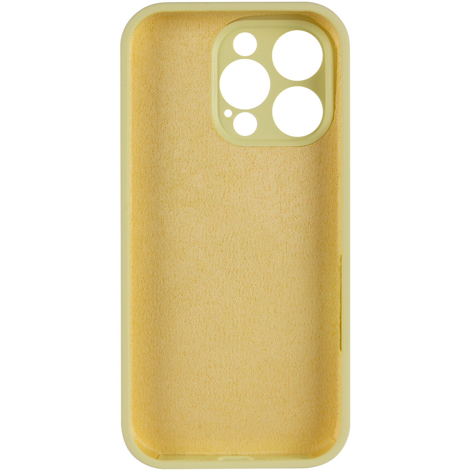 Чохол Silk Full Camera Protective (AA) NO LOGO для Apple iPhone 16 Pro (6.3"), Жовтий / Mellow Yellow 2, Силікон, купити оптом з доставкою